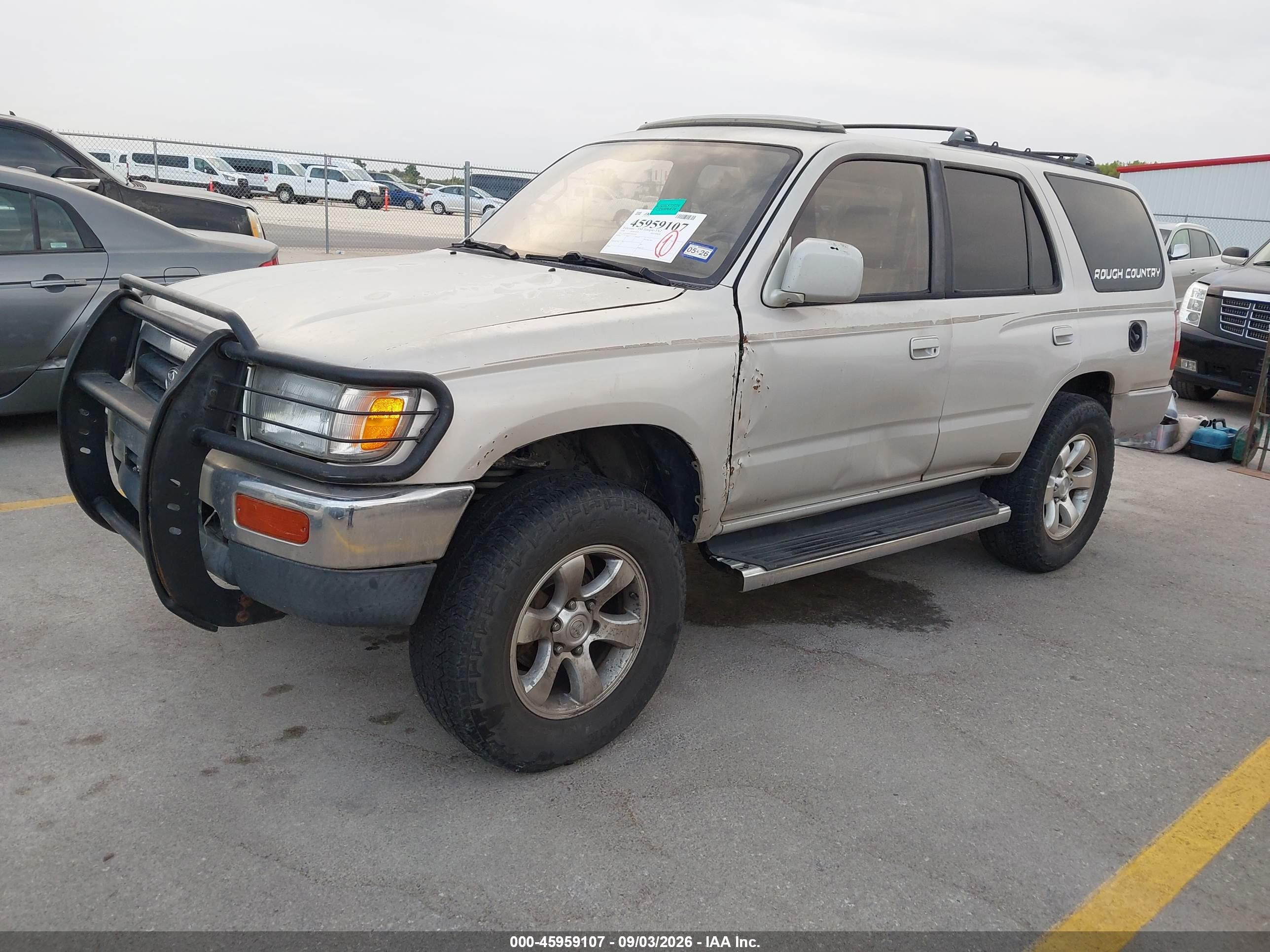 1996 Toyota 4runner Sr5 Beige vin: JT3GN86R5T0004493