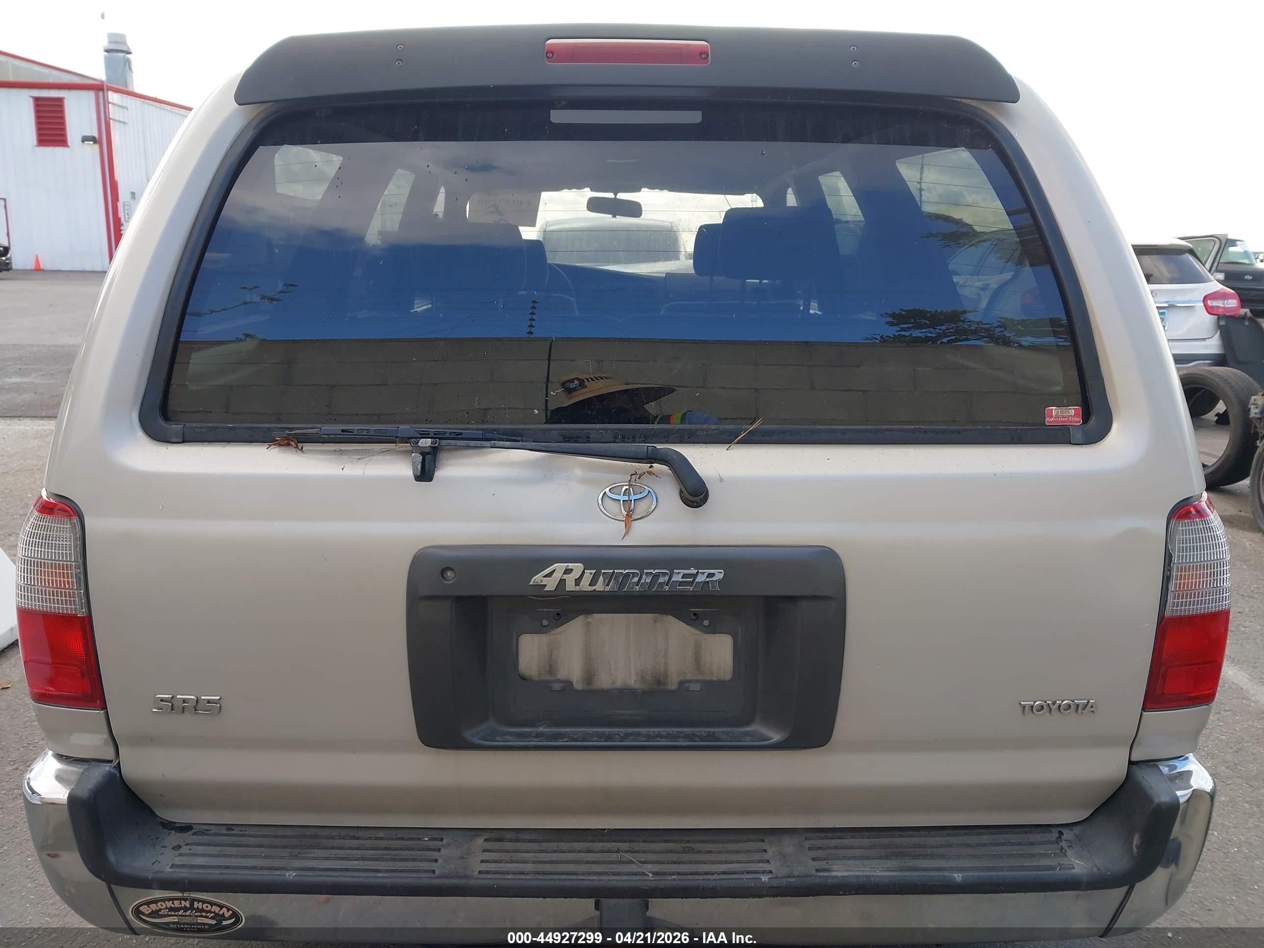 1998 Toyota 4runner Sr5 V6 Silver vin: JT3GN86R5W0058395
