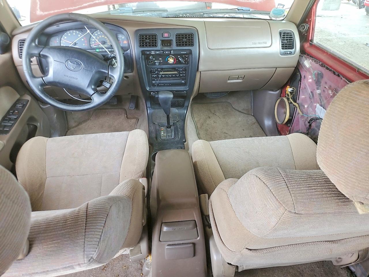 1999 Toyota 4runner Sr5 Red vin: JT3GN86R5X0131198