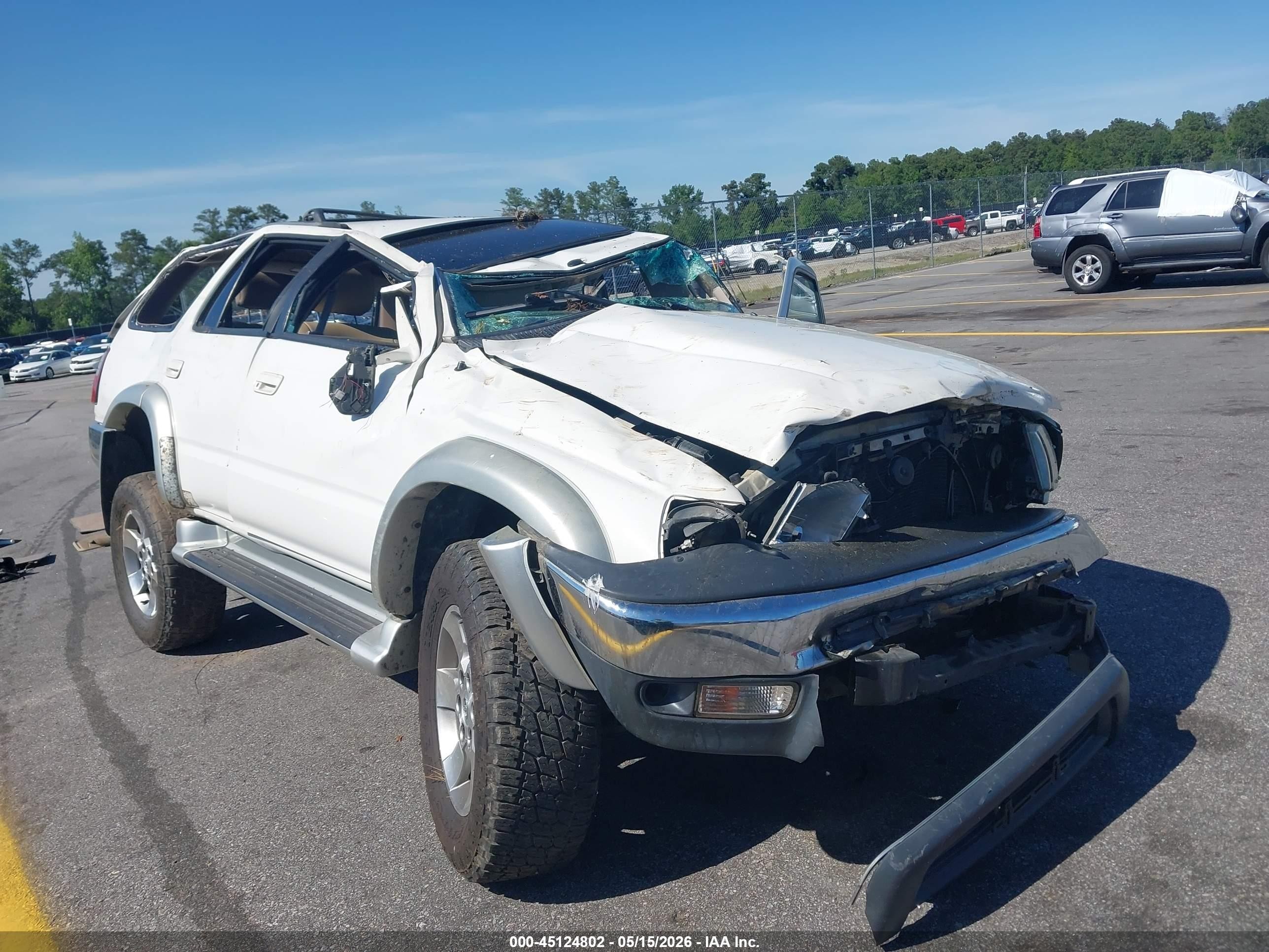 2000 Toyota 4runner Sr5 V6 White vin: JT3GN86R5Y0145295