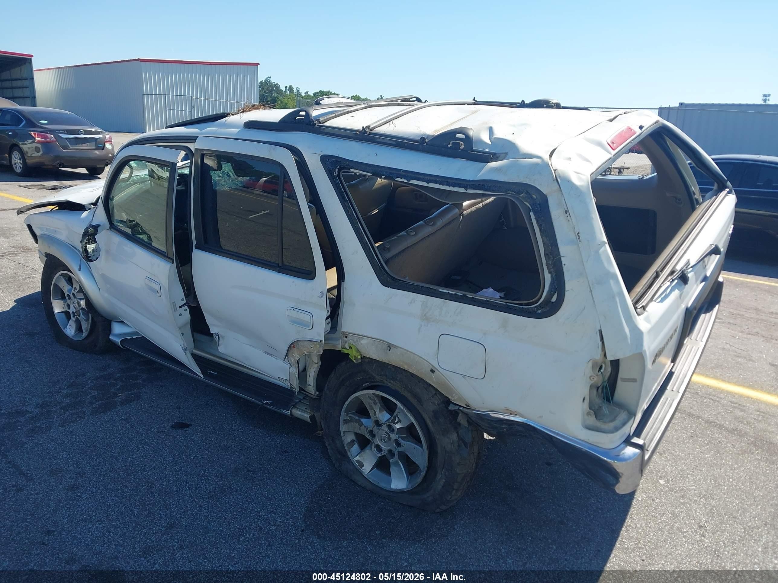 2000 Toyota 4runner Sr5 V6 White vin: JT3GN86R5Y0145295