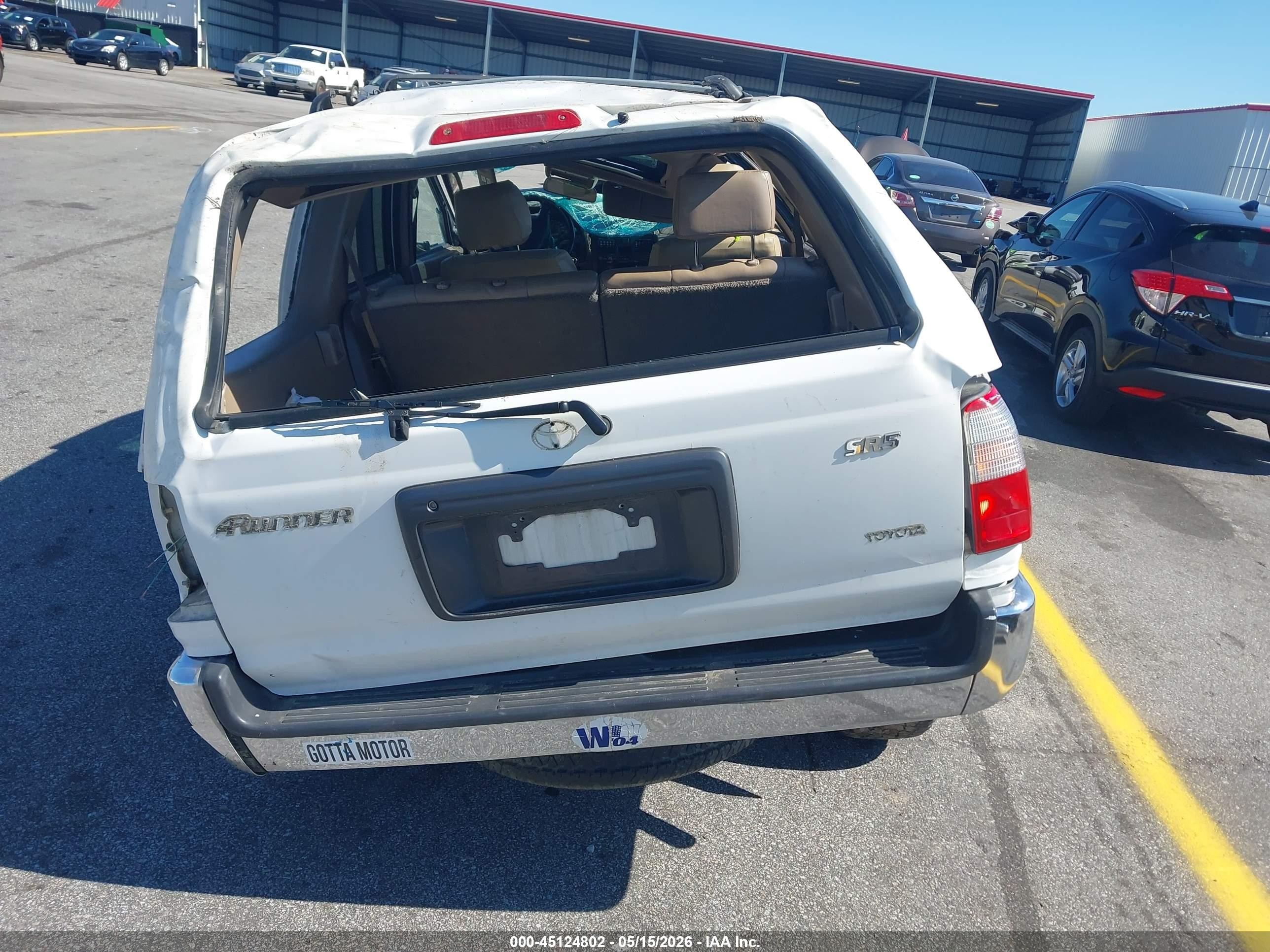 2000 Toyota 4runner Sr5 V6 White vin: JT3GN86R5Y0145295