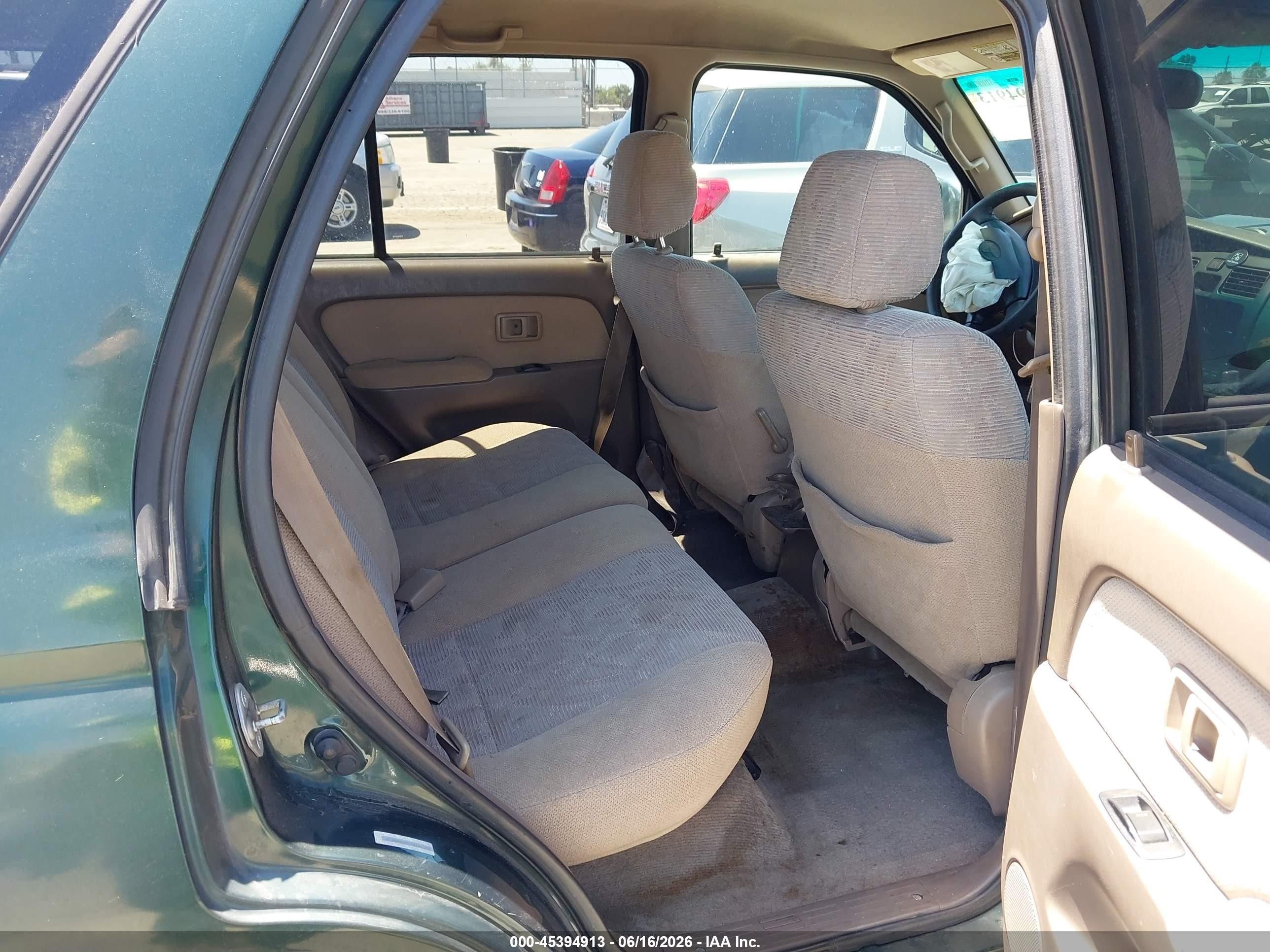2000 Toyota 4runner Sr5 V6 Green vin: JT3GN86R5Y0146589