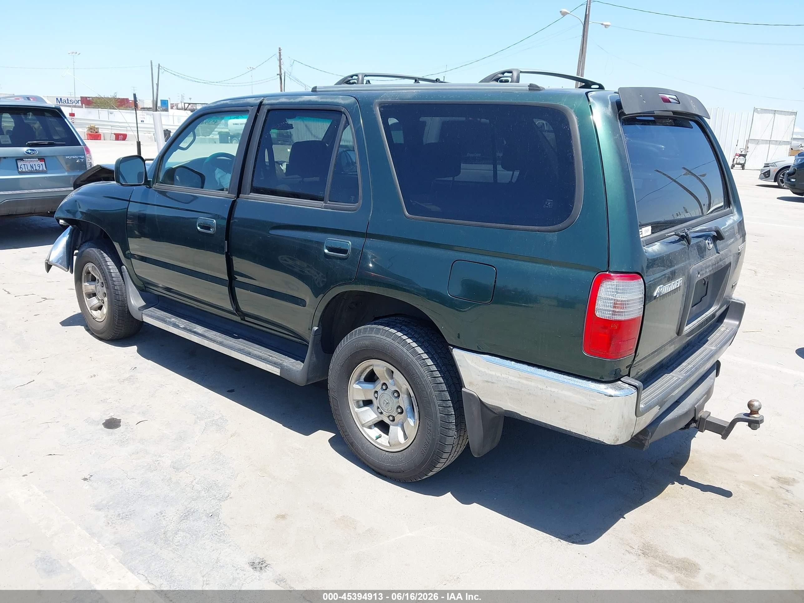 2000 Toyota 4runner Sr5 V6 Green vin: JT3GN86R5Y0146589