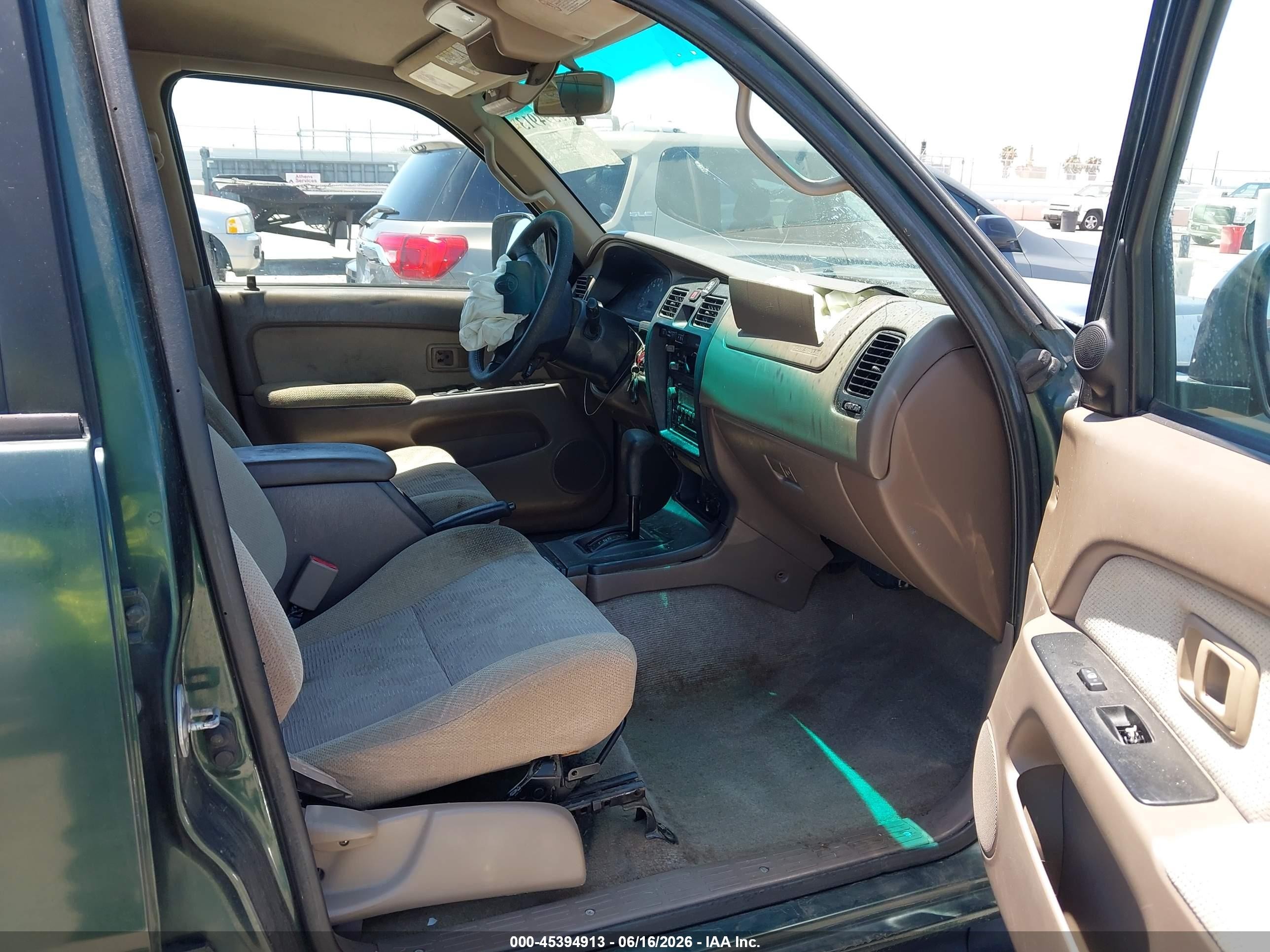 2000 Toyota 4runner Sr5 V6 Green vin: JT3GN86R5Y0146589
