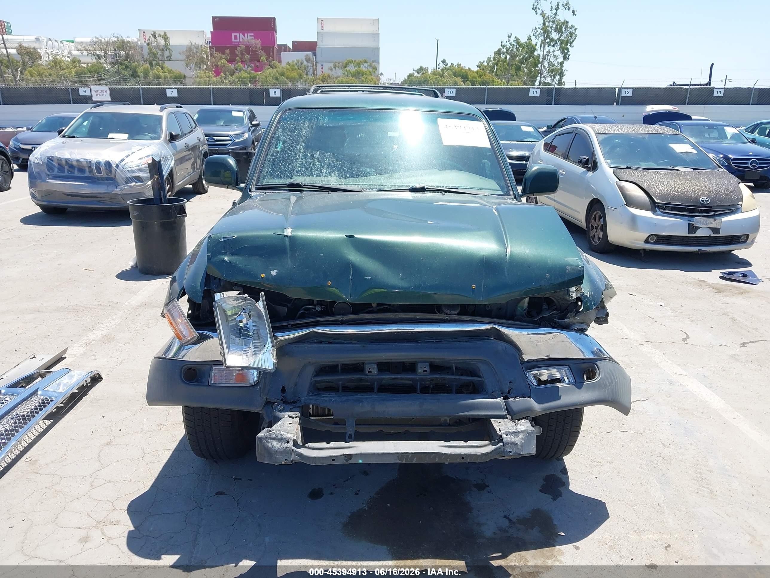 2000 Toyota 4runner Sr5 V6 Green vin: JT3GN86R5Y0146589