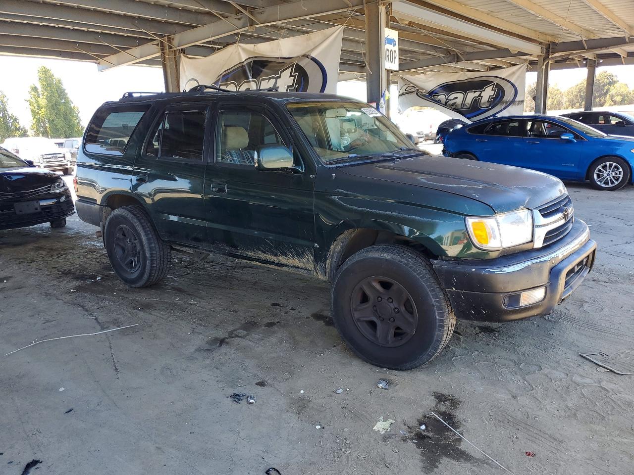 2001 Toyota 4runner Sr5 Зеленый vin: JT3GN86R610186329