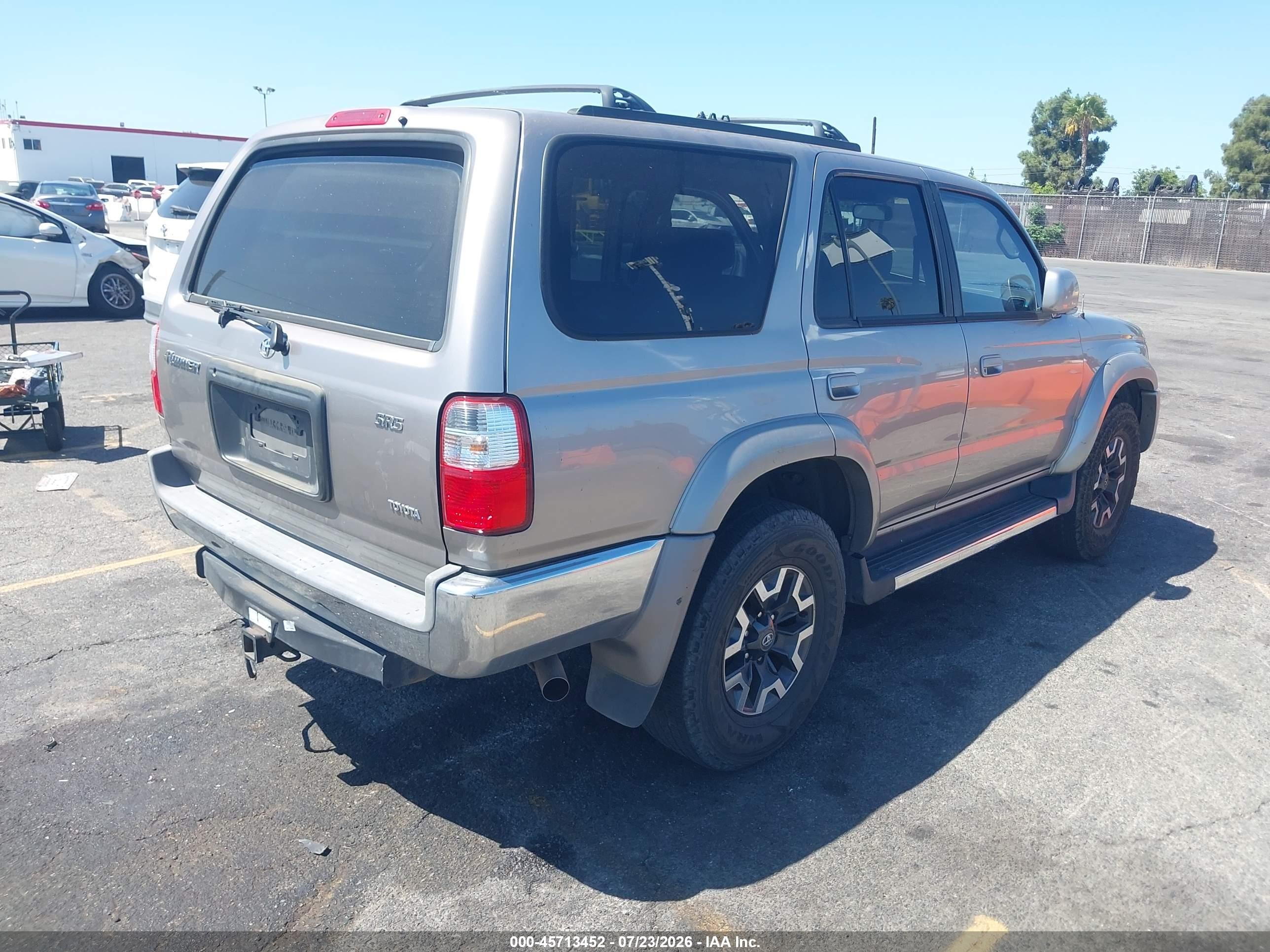2001 Toyota 4runner Sr5 V6 Gray vin: JT3GN86R610192244