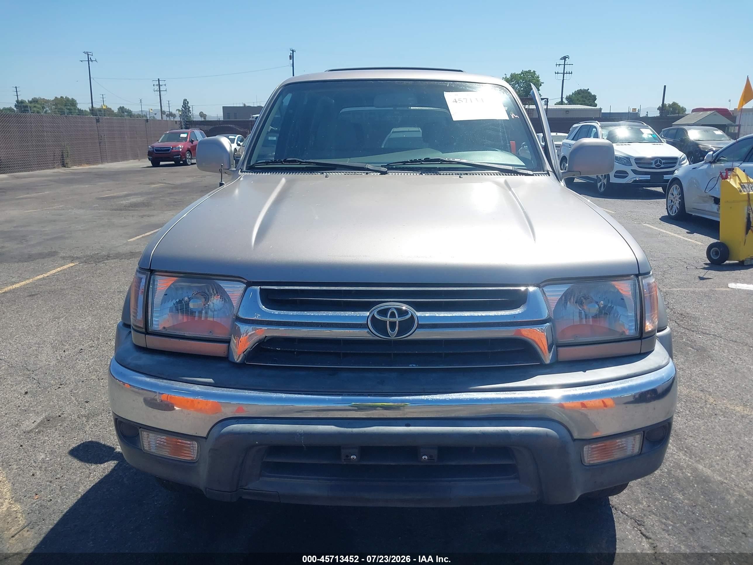 2001 Toyota 4runner Sr5 V6 Gray vin: JT3GN86R610192244