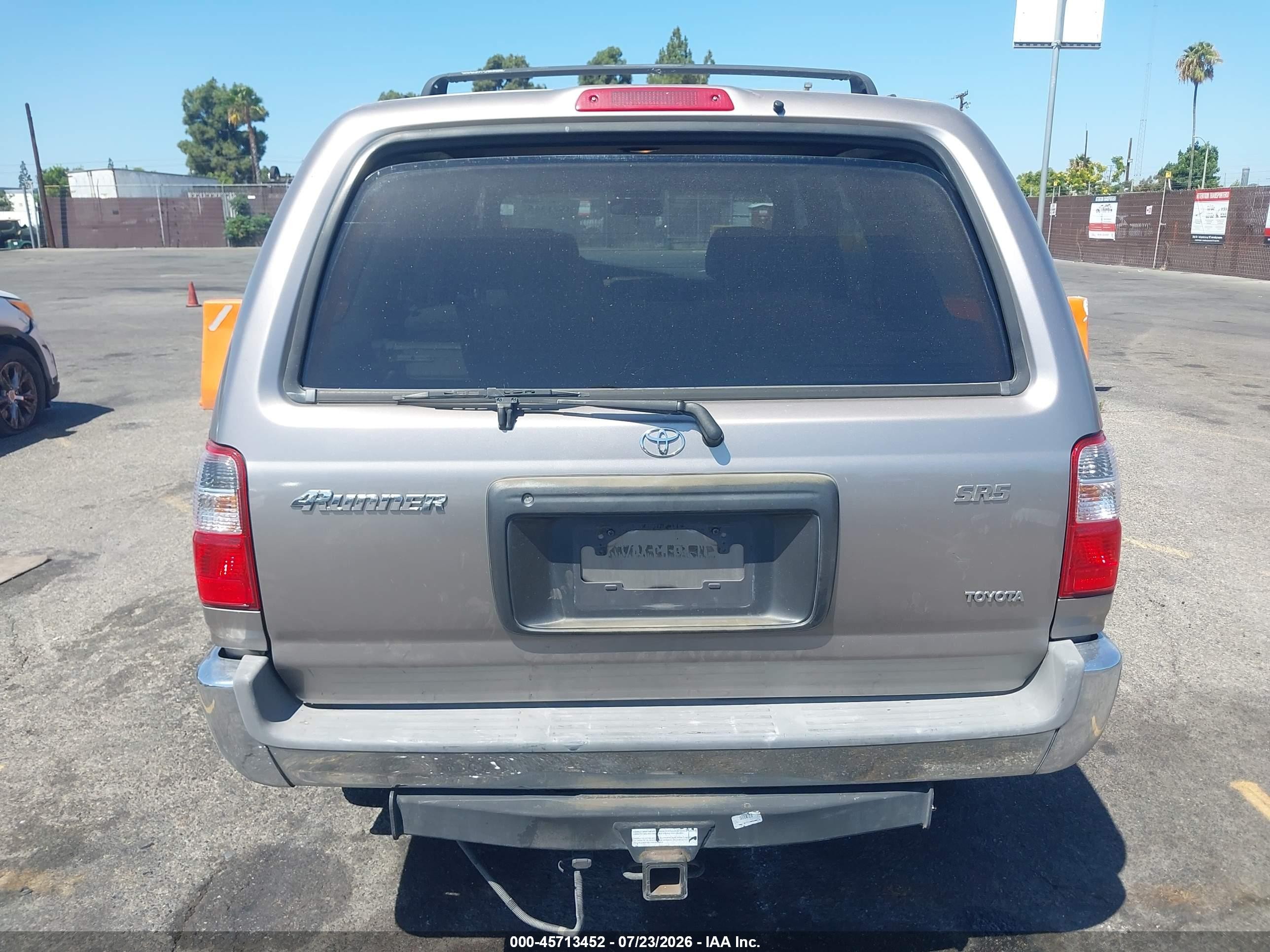 2001 Toyota 4runner Sr5 V6 Gray vin: JT3GN86R610192244
