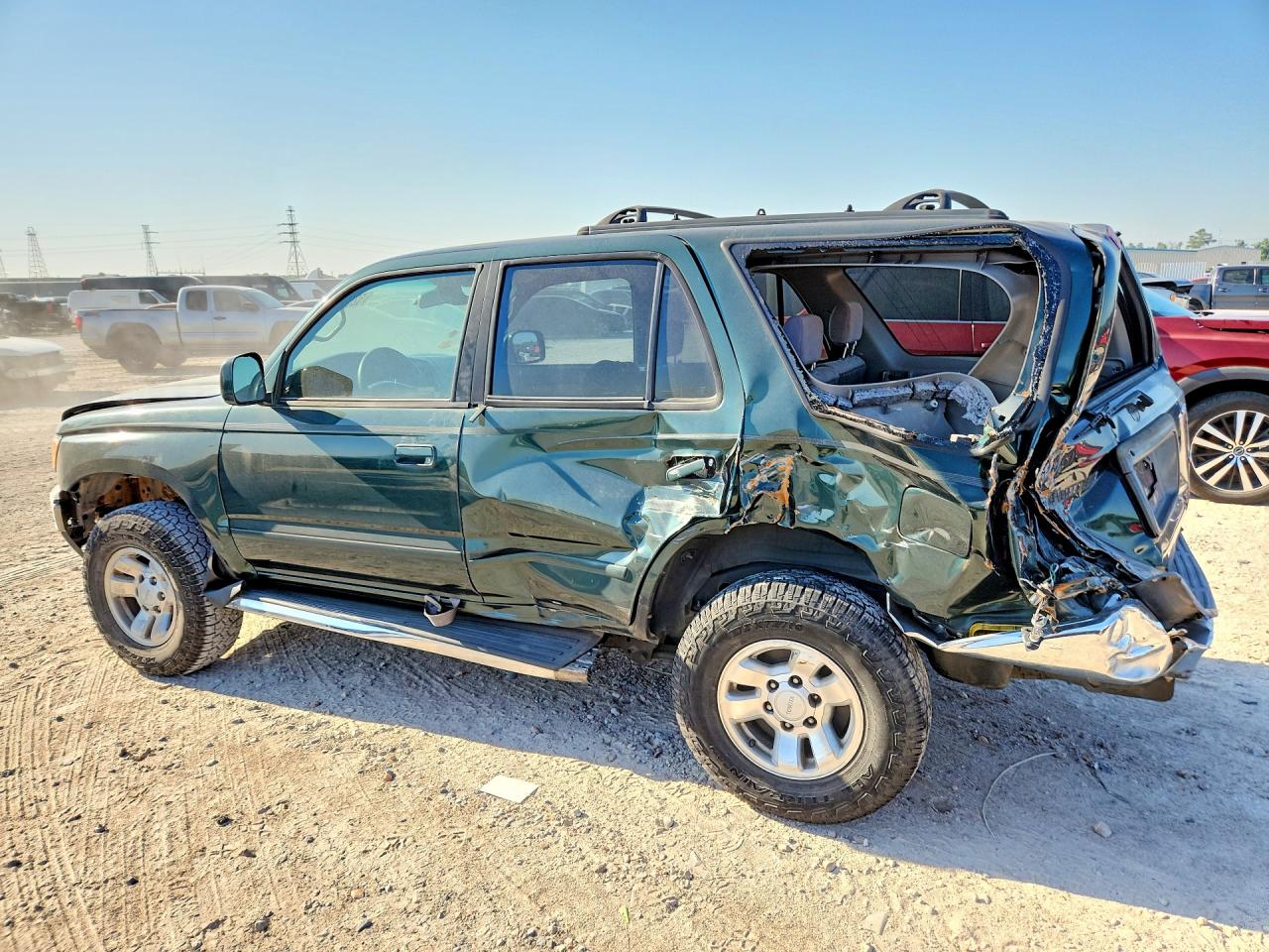 2001 Toyota 4runner Sr5 Зеленый vin: JT3GN86R610198089