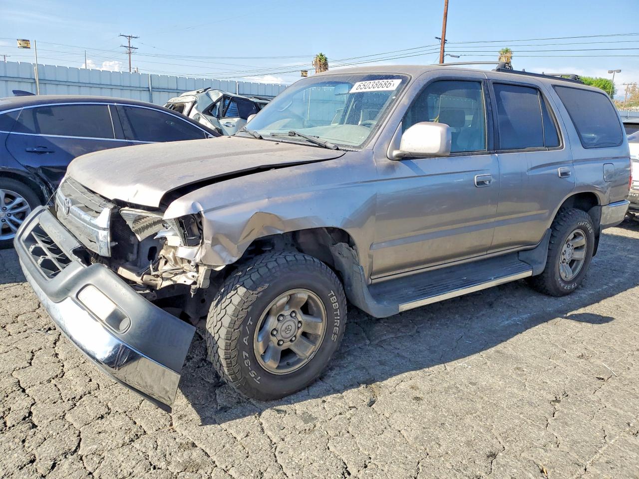 2001 Toyota 4runner Sr5 Серый vin: JT3GN86R610208992