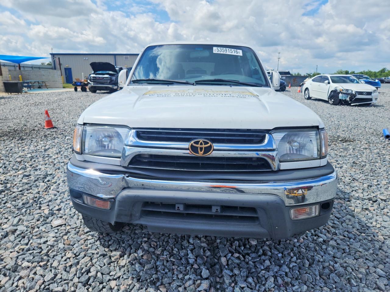2001 Toyota 4runner Sr5 White vin: JT3GN86R610216476