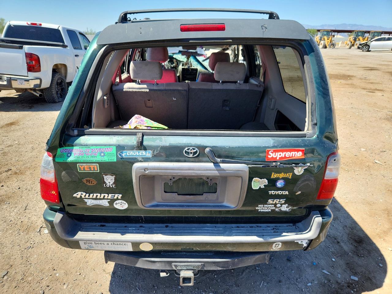 2001 Toyota 4runner Sr5 Green vin: JT3GN86R610218826