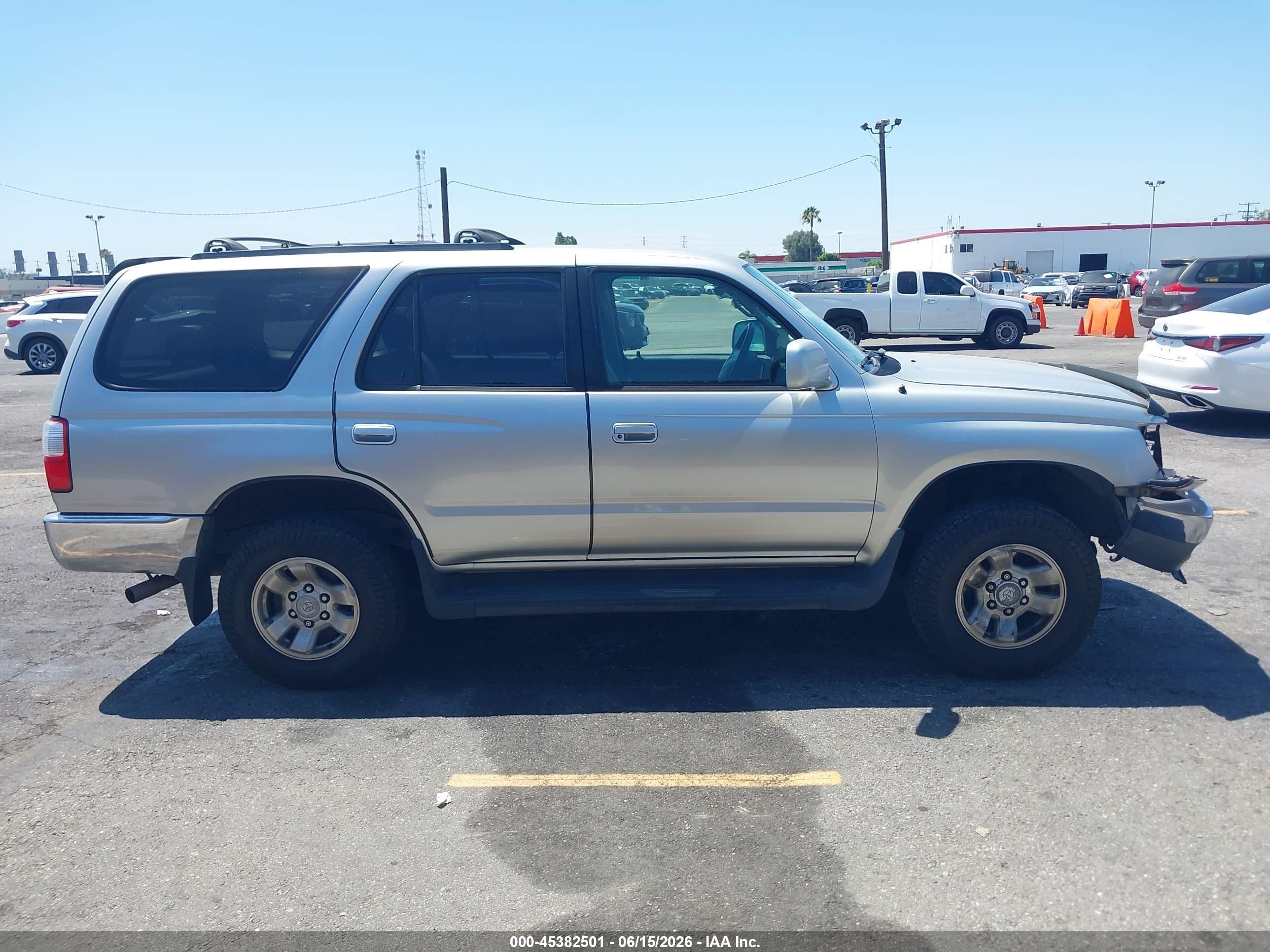 2002 Toyota 4runner Sr5 V6 Silver vin: JT3GN86R620255862