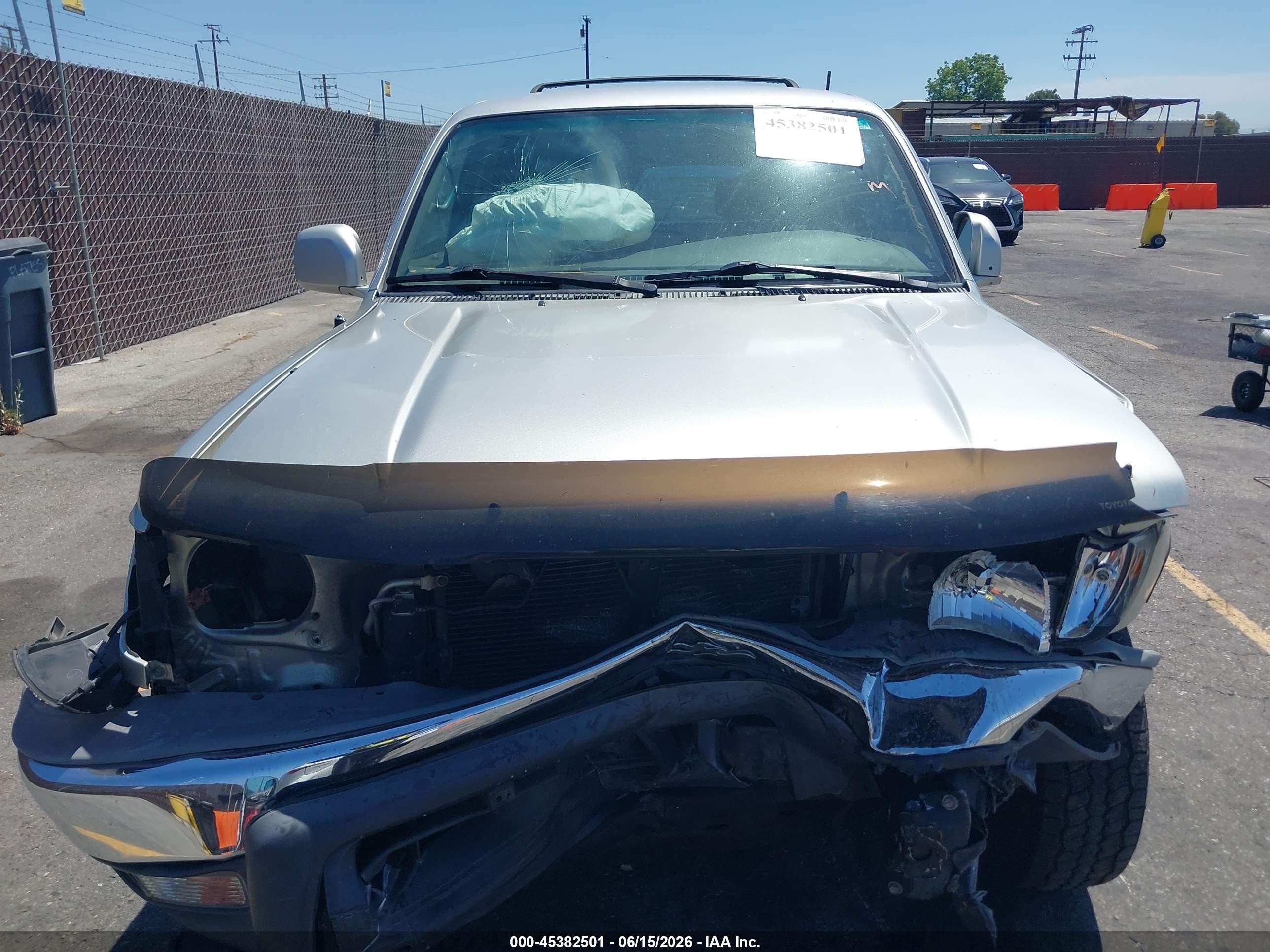 2002 Toyota 4runner Sr5 V6 Silver vin: JT3GN86R620255862