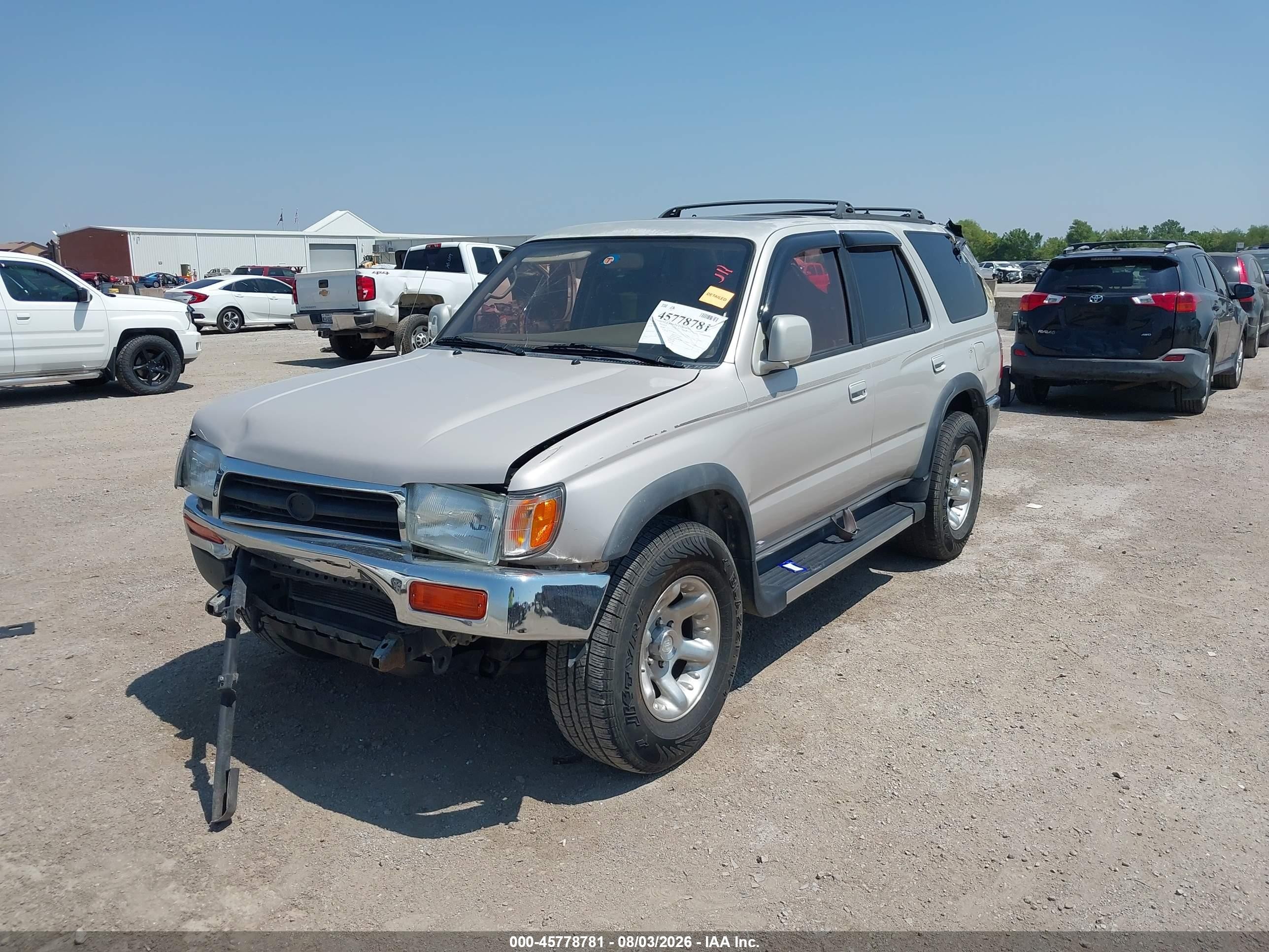 1998 Toyota 4runner Sr5 V6 Beige vin: JT3GN86R6W0059698