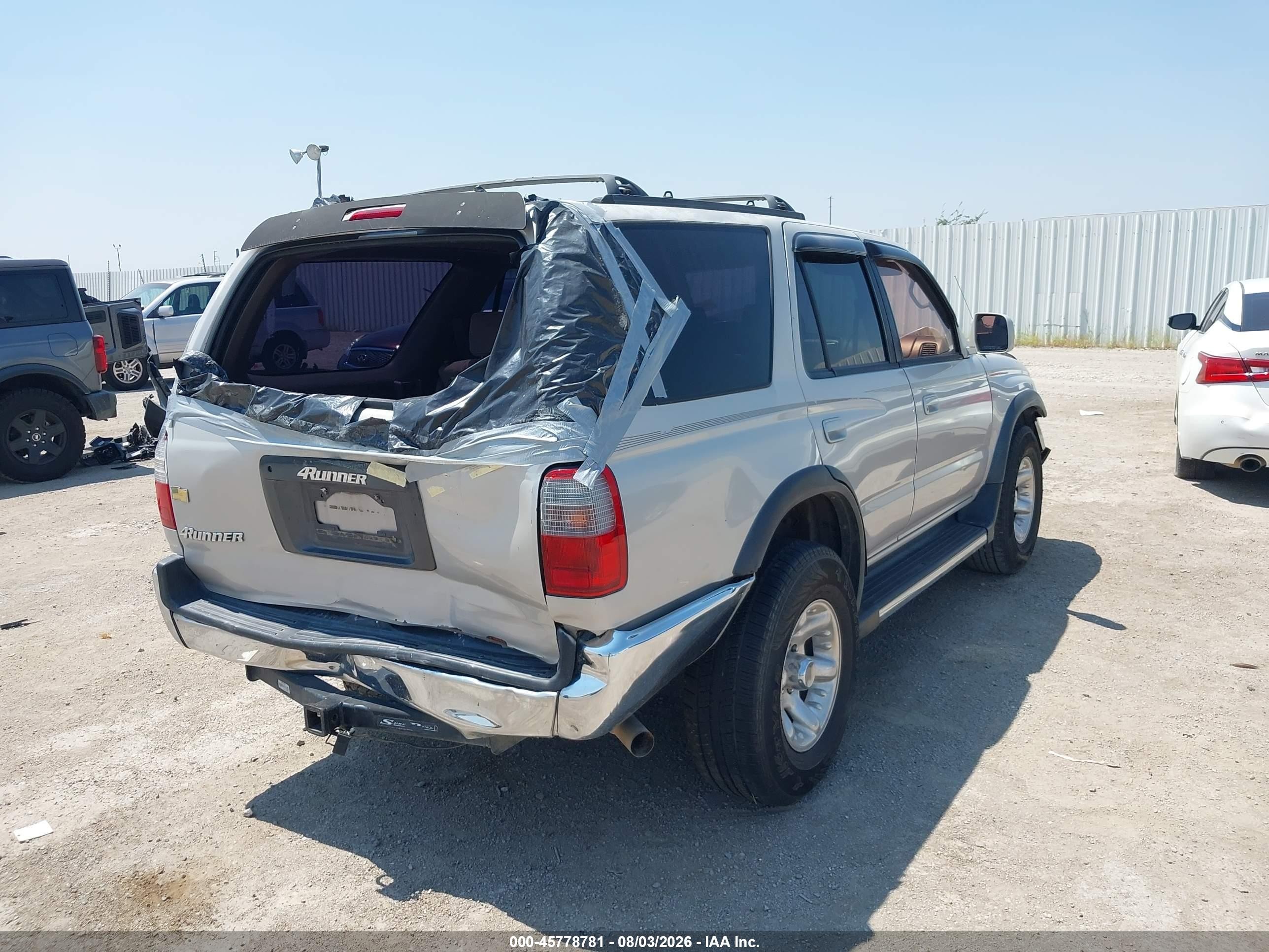 1998 Toyota 4runner Sr5 V6 Beige vin: JT3GN86R6W0059698