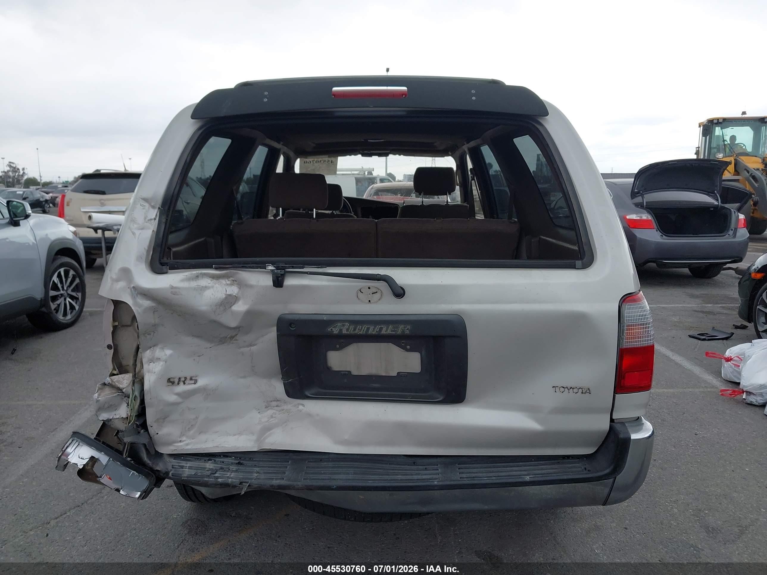 1998 Toyota 4runner Sr5 V6 Серебряный vin: JT3GN86R6W0079515