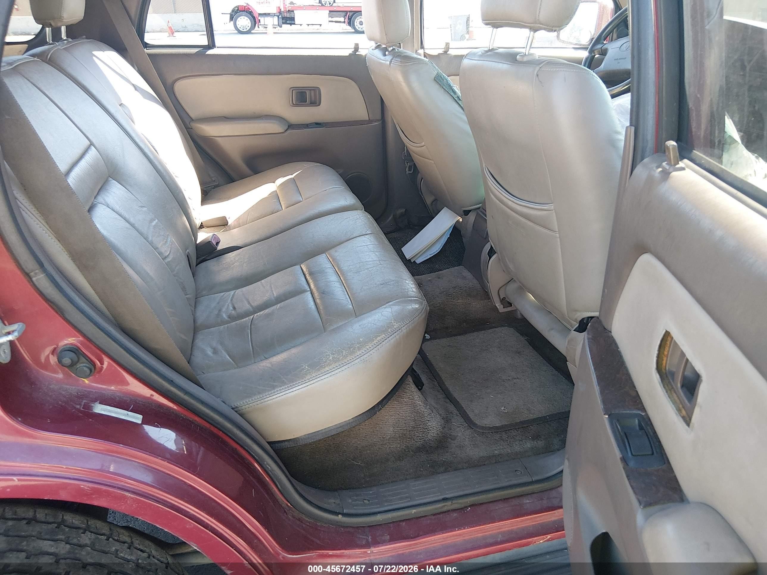 1998 Toyota 4runner Sr5 V6 Красный vin: JT3GN86R6W0084939