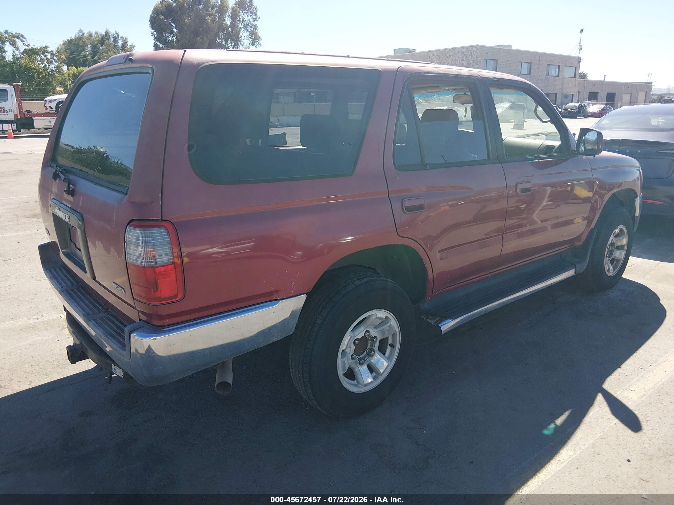 1998 Toyota 4runner Sr5 V6 Красный vin: JT3GN86R6W0084939