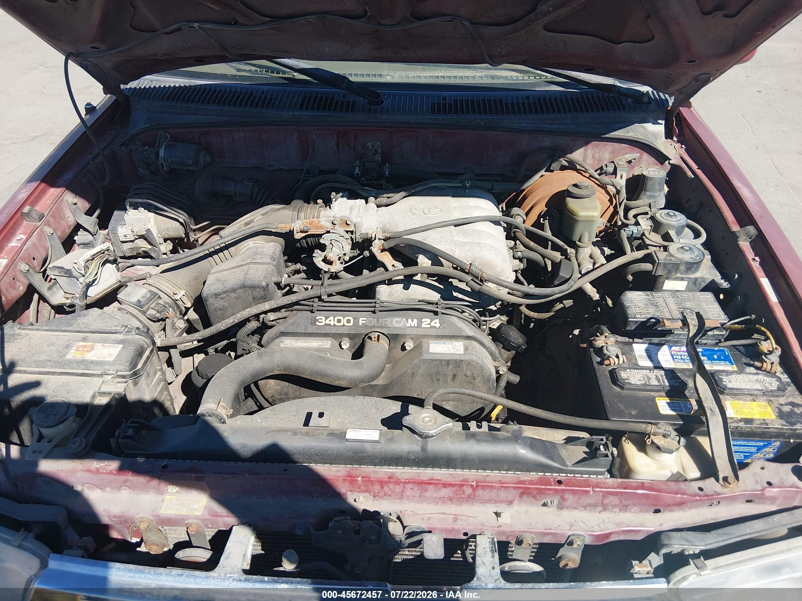 1998 Toyota 4runner Sr5 V6 Красный vin: JT3GN86R6W0084939