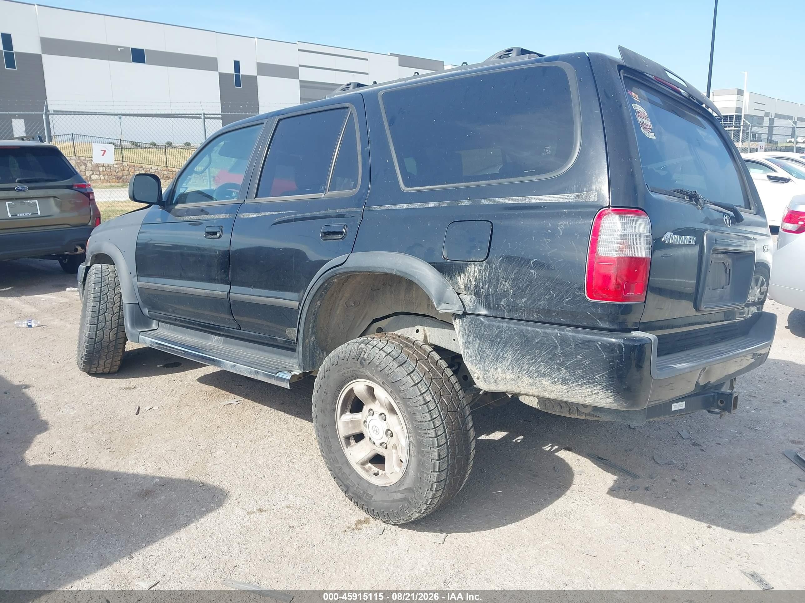 1999 Toyota 4runner Sr5 V6 Black vin: JT3GN86R6X0131145