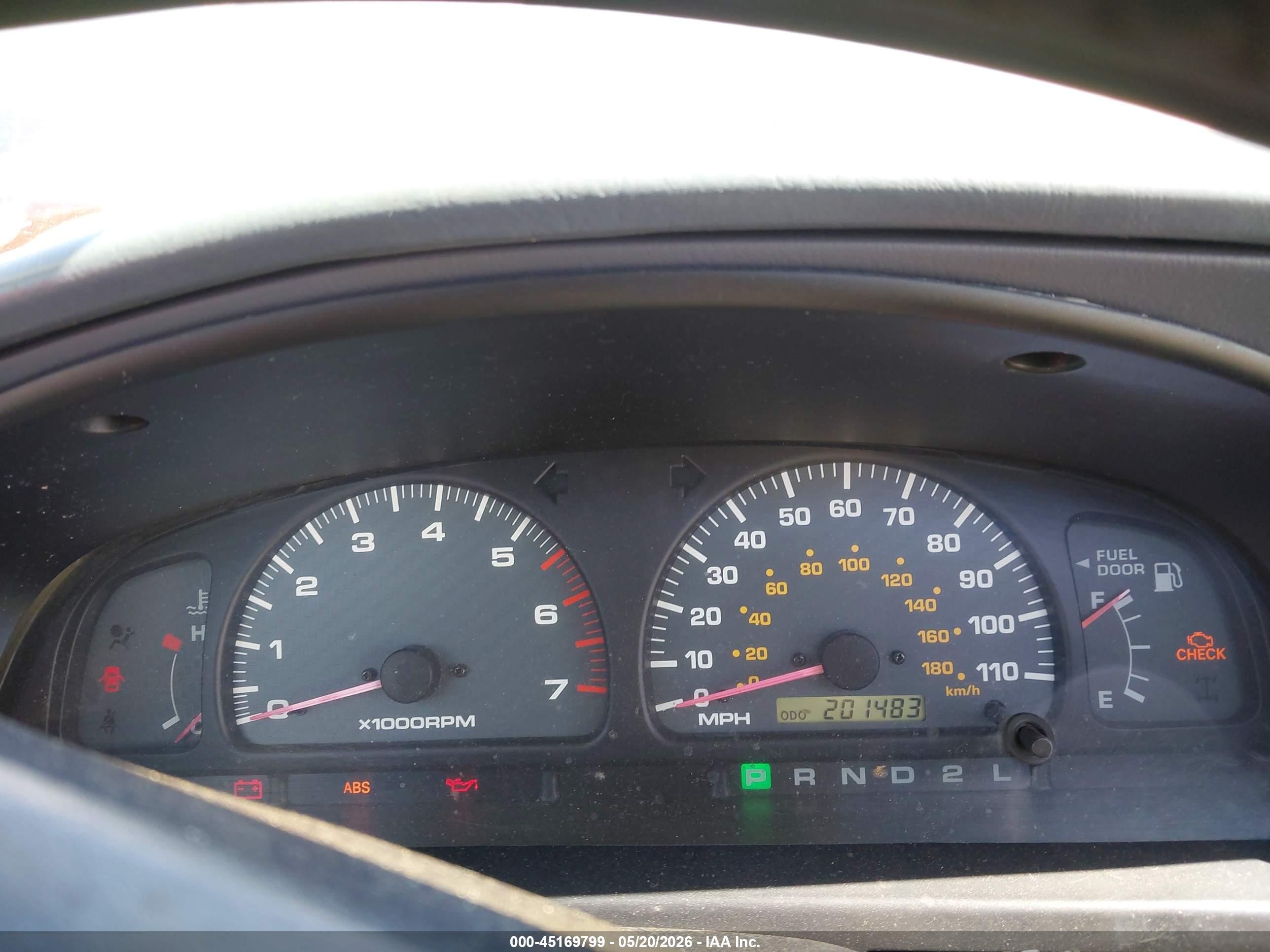 2000 Toyota 4runner Sr5 V6 Silver vin: JT3GN86R6Y0174479