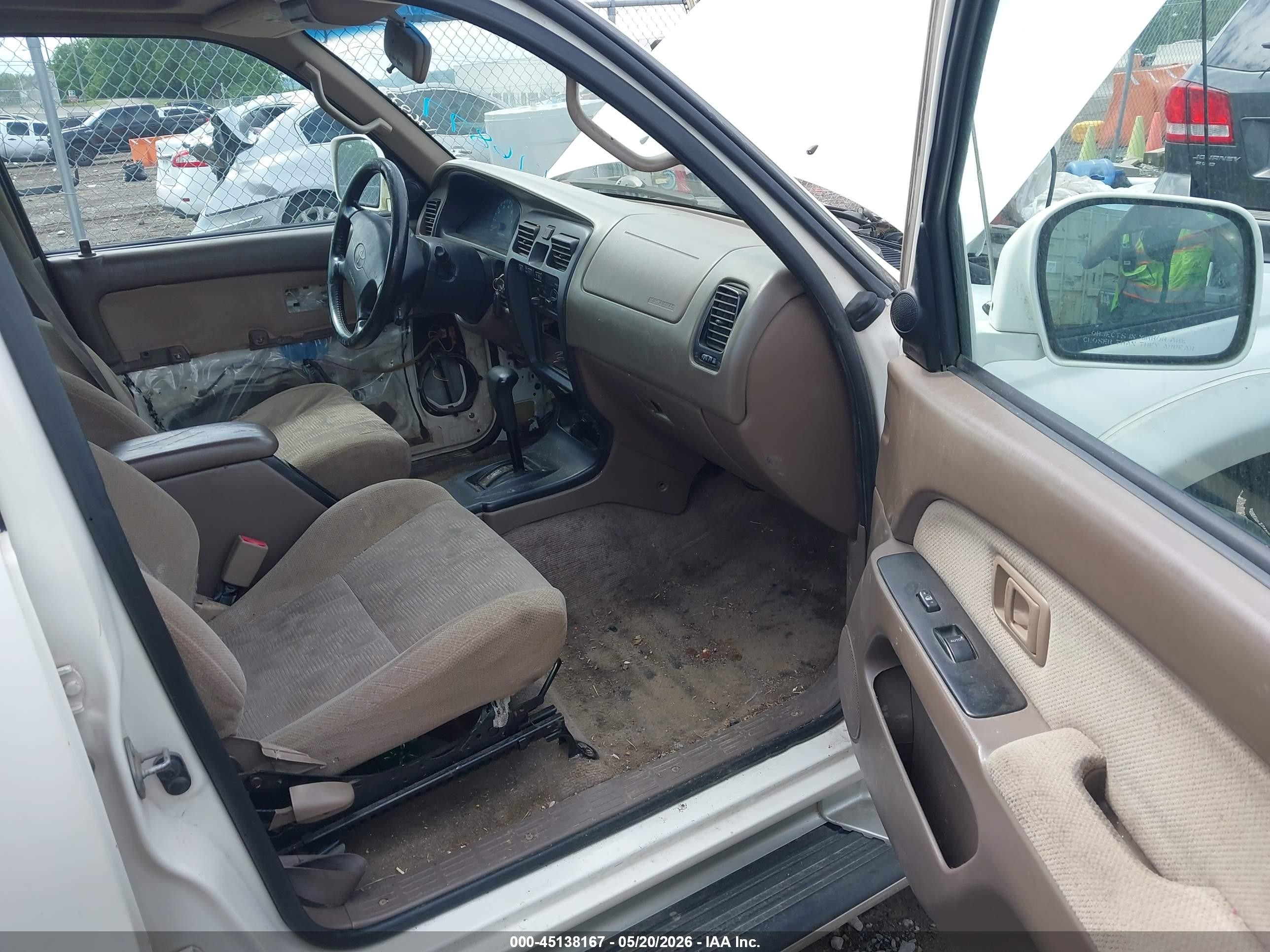 2000 Toyota 4runner Sr5 V6 White vin: JT3GN86R6Y0176877