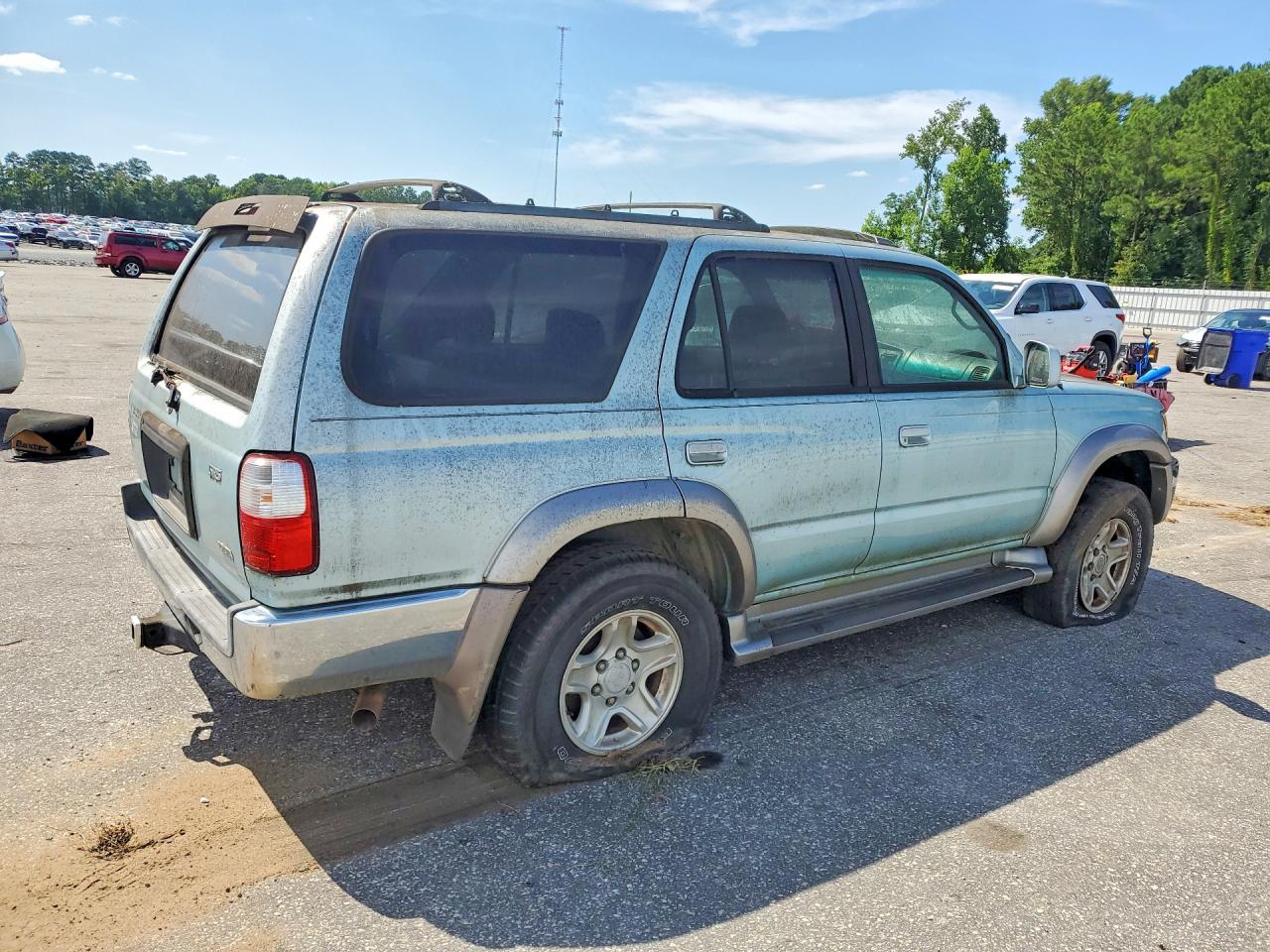 2001 Toyota 4runner Sr5 Blue vin: JT3GN86R710187568