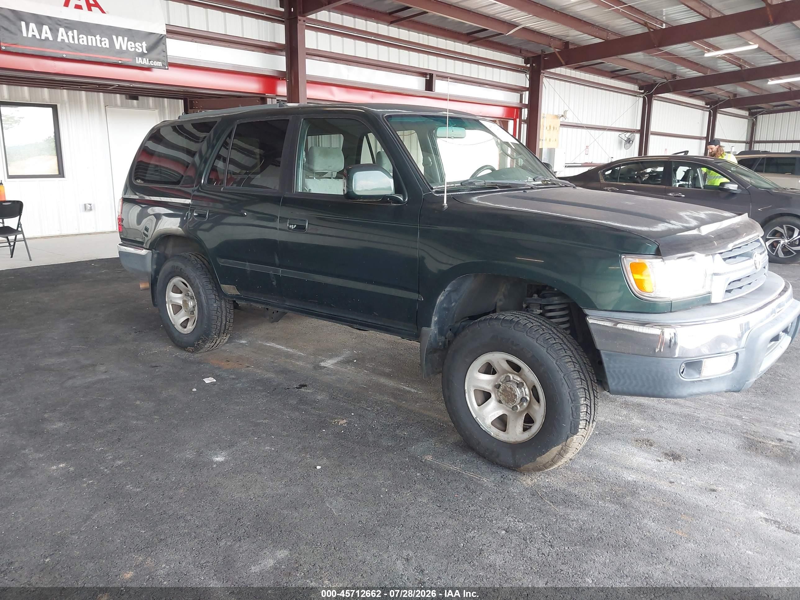 2001 Toyota 4runner Sr5 V6 Green vin: JT3GN86R710197243