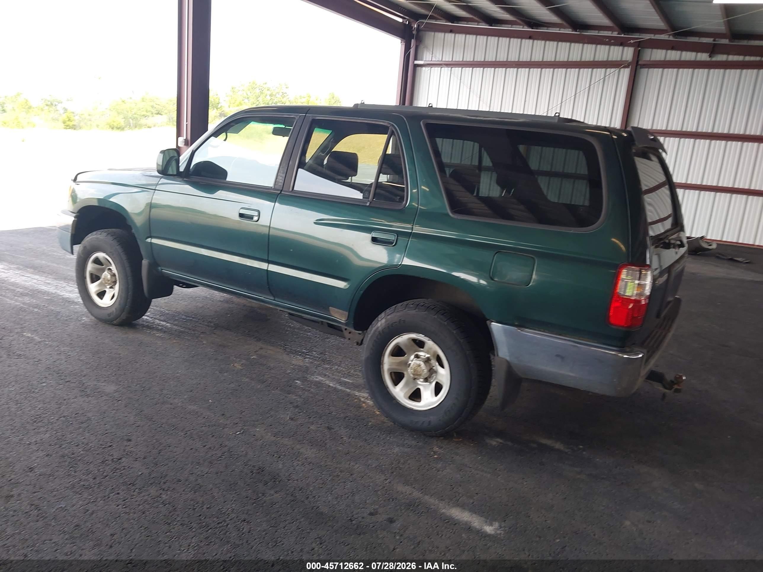 2001 Toyota 4runner Sr5 V6 Green vin: JT3GN86R710197243