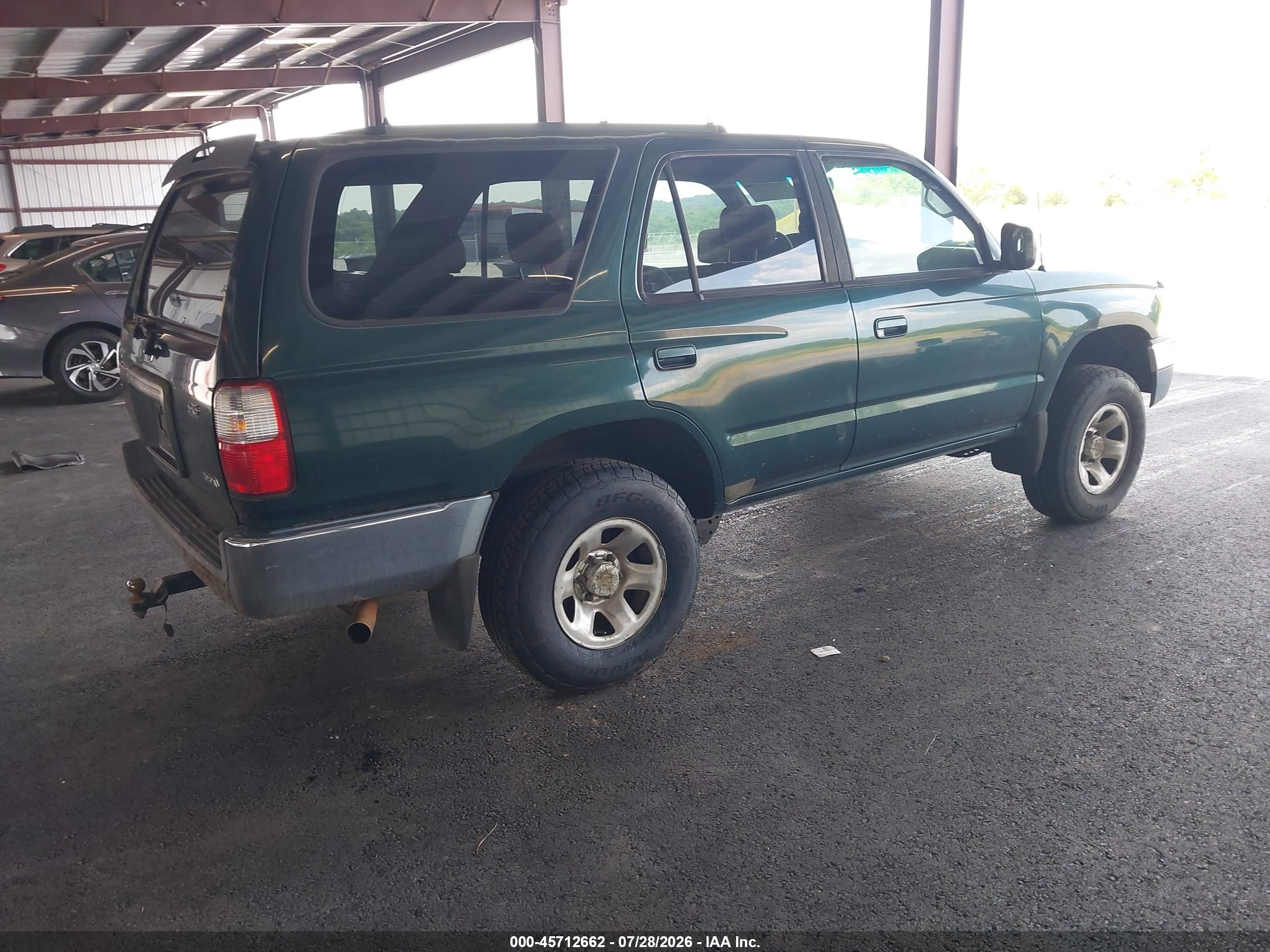 2001 Toyota 4runner Sr5 V6 Green vin: JT3GN86R710197243