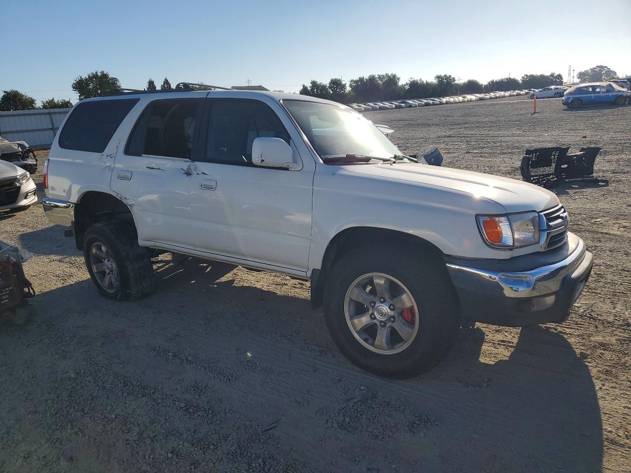 2001 Toyota 4runner Sr5 White vin: JT3GN86R710198585