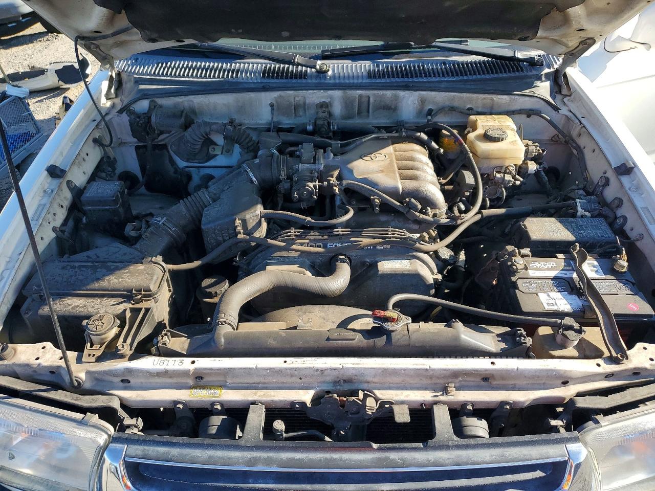 2001 Toyota 4runner Sr5 White vin: JT3GN86R710198585