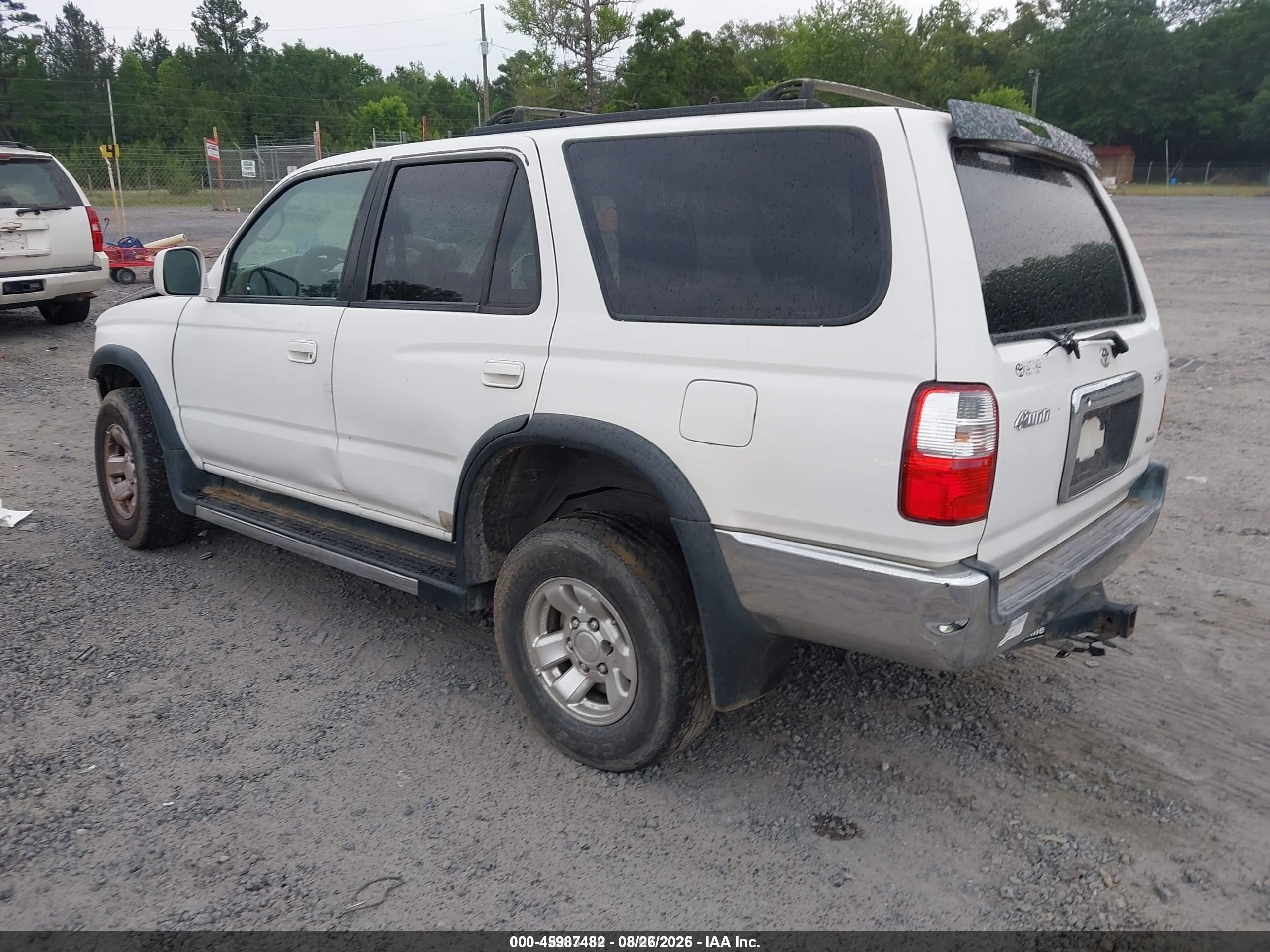 2002 Toyota 4runner Sr5 V6 White vin: JT3GN86R720227732