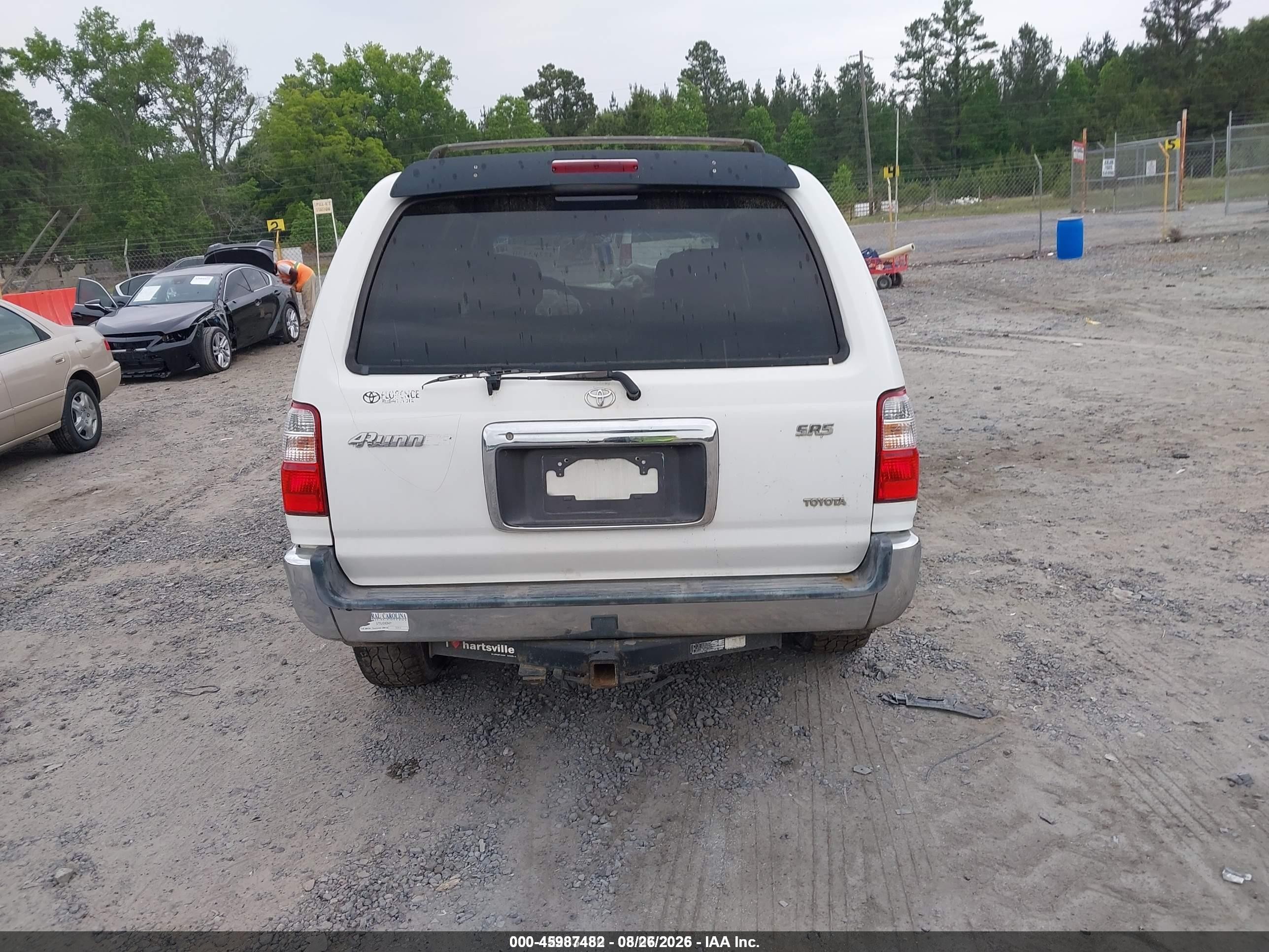 2002 Toyota 4runner Sr5 V6 White vin: JT3GN86R720227732