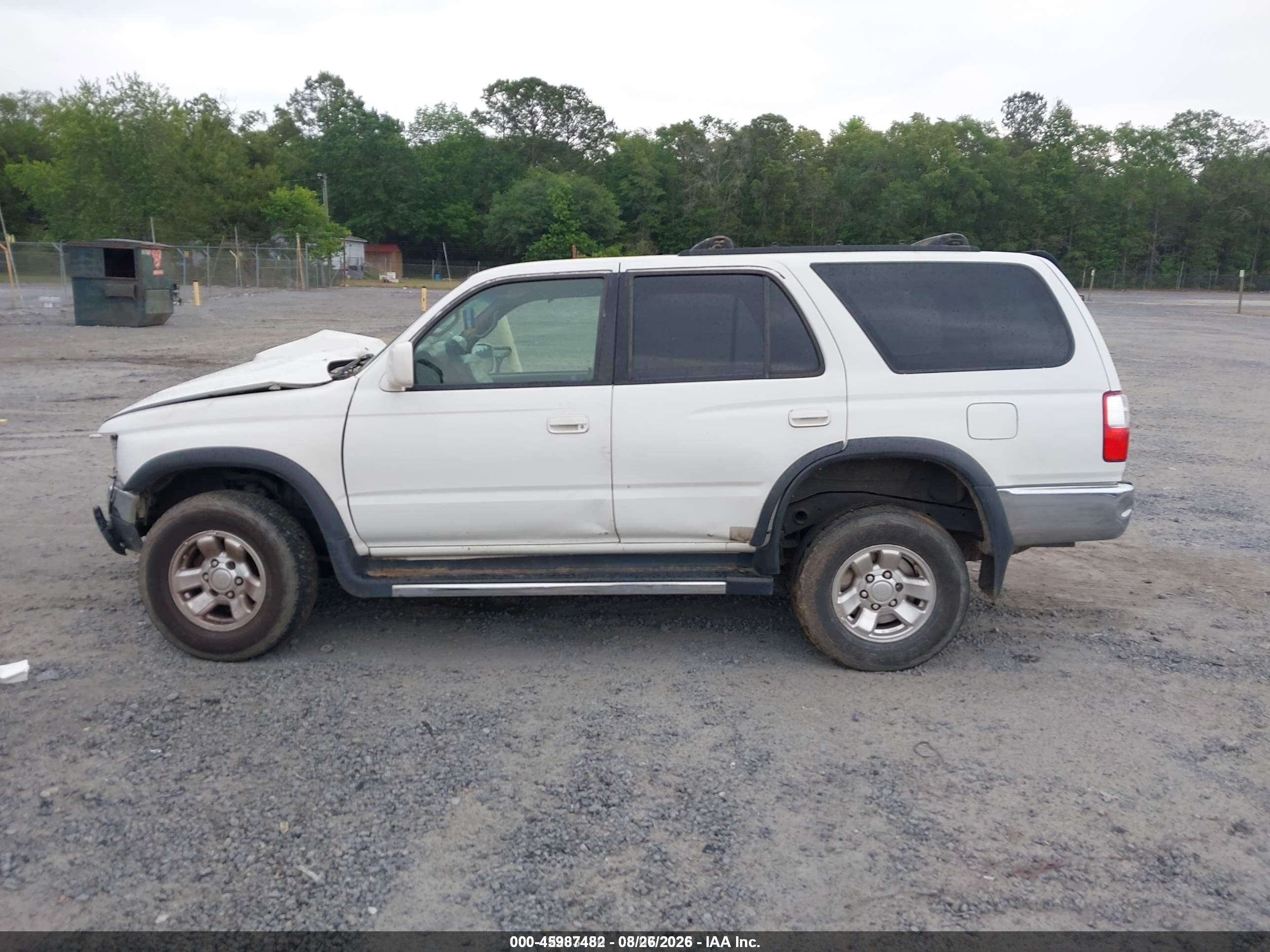2002 Toyota 4runner Sr5 V6 White vin: JT3GN86R720227732