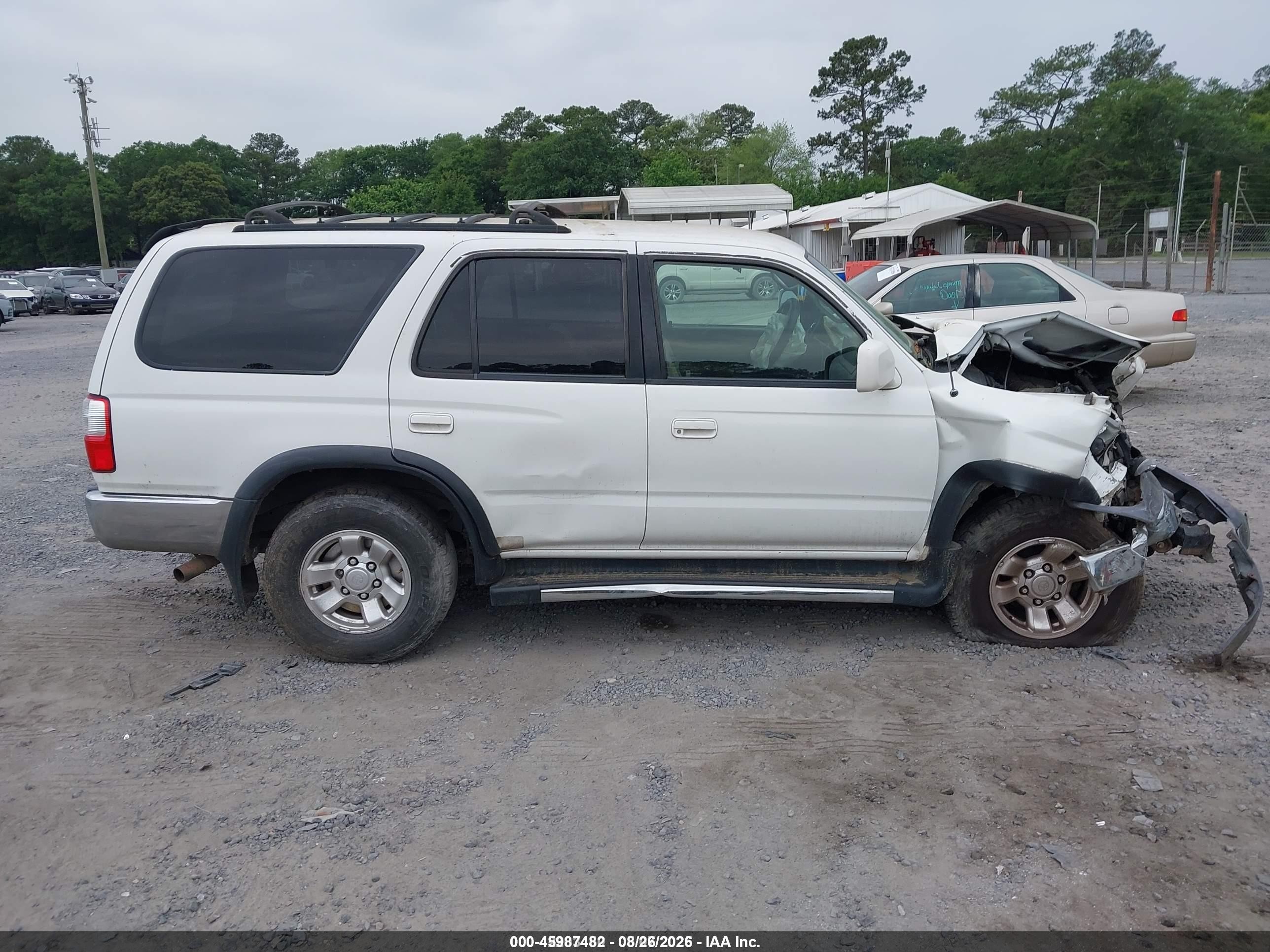 2002 Toyota 4runner Sr5 V6 White vin: JT3GN86R720227732