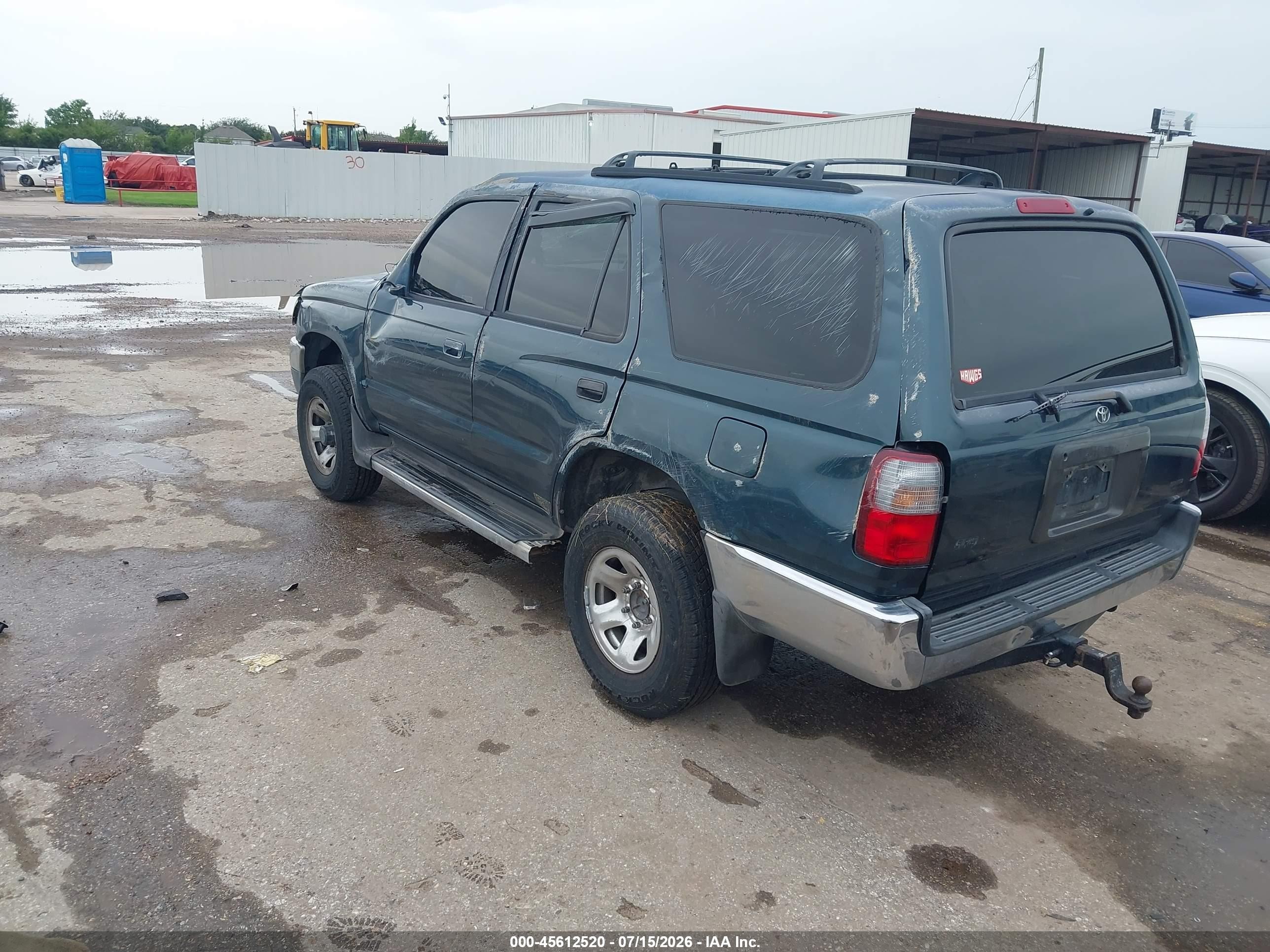 1996 Toyota 4runner Sr5 Green vin: JT3GN86R7T0004429