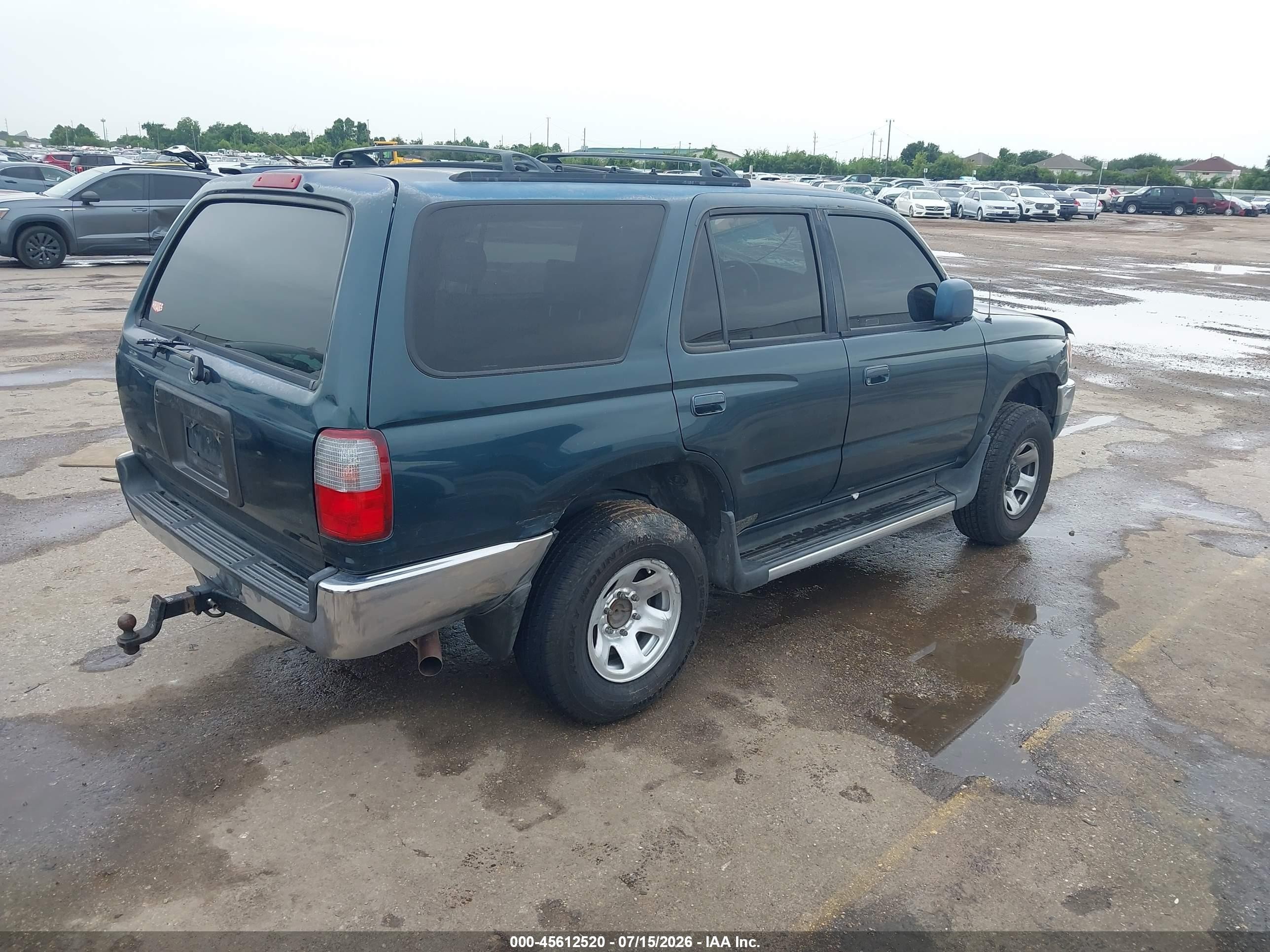 1996 Toyota 4runner Sr5 Green vin: JT3GN86R7T0004429