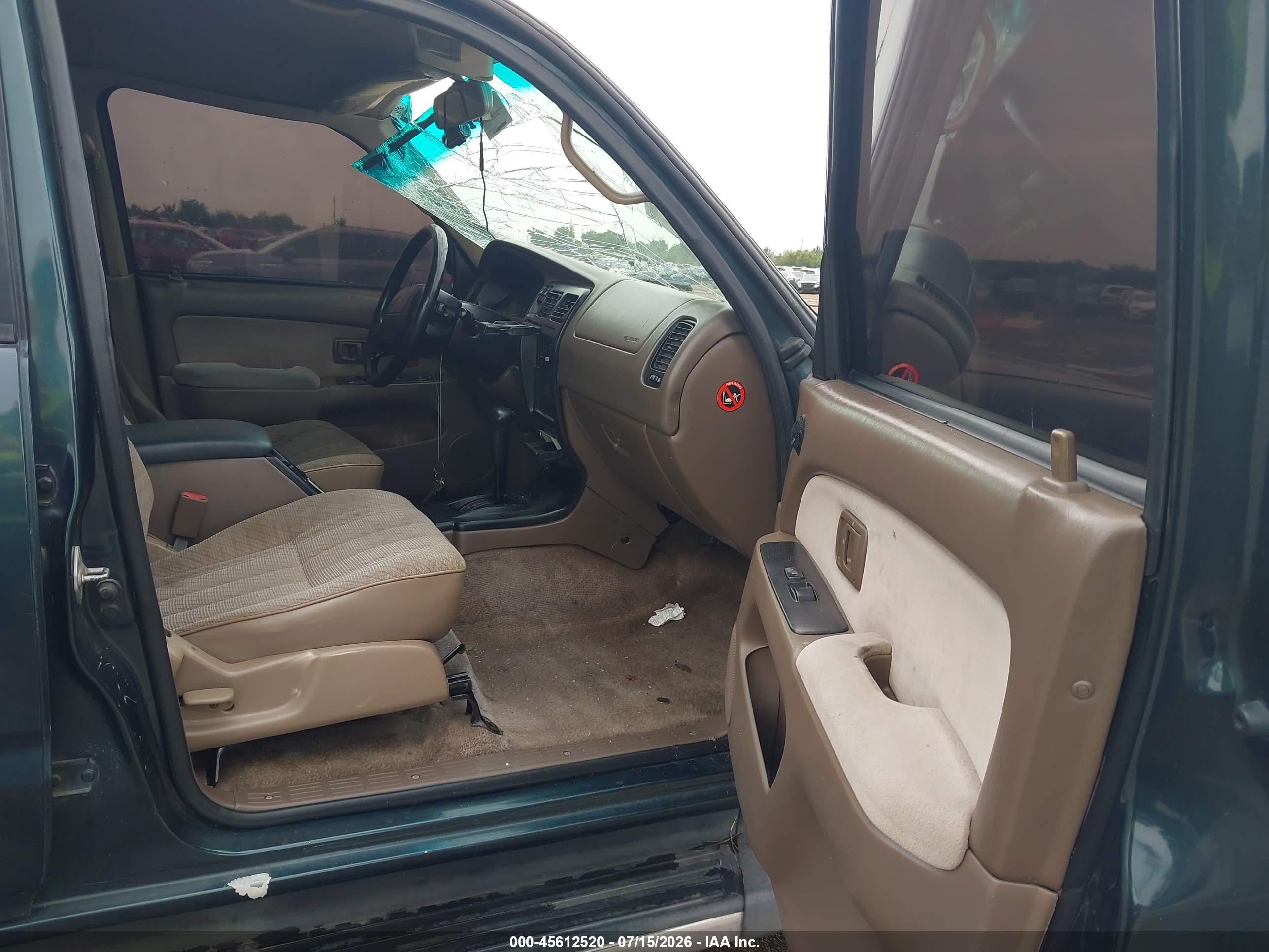 1996 Toyota 4runner Sr5 Green vin: JT3GN86R7T0004429