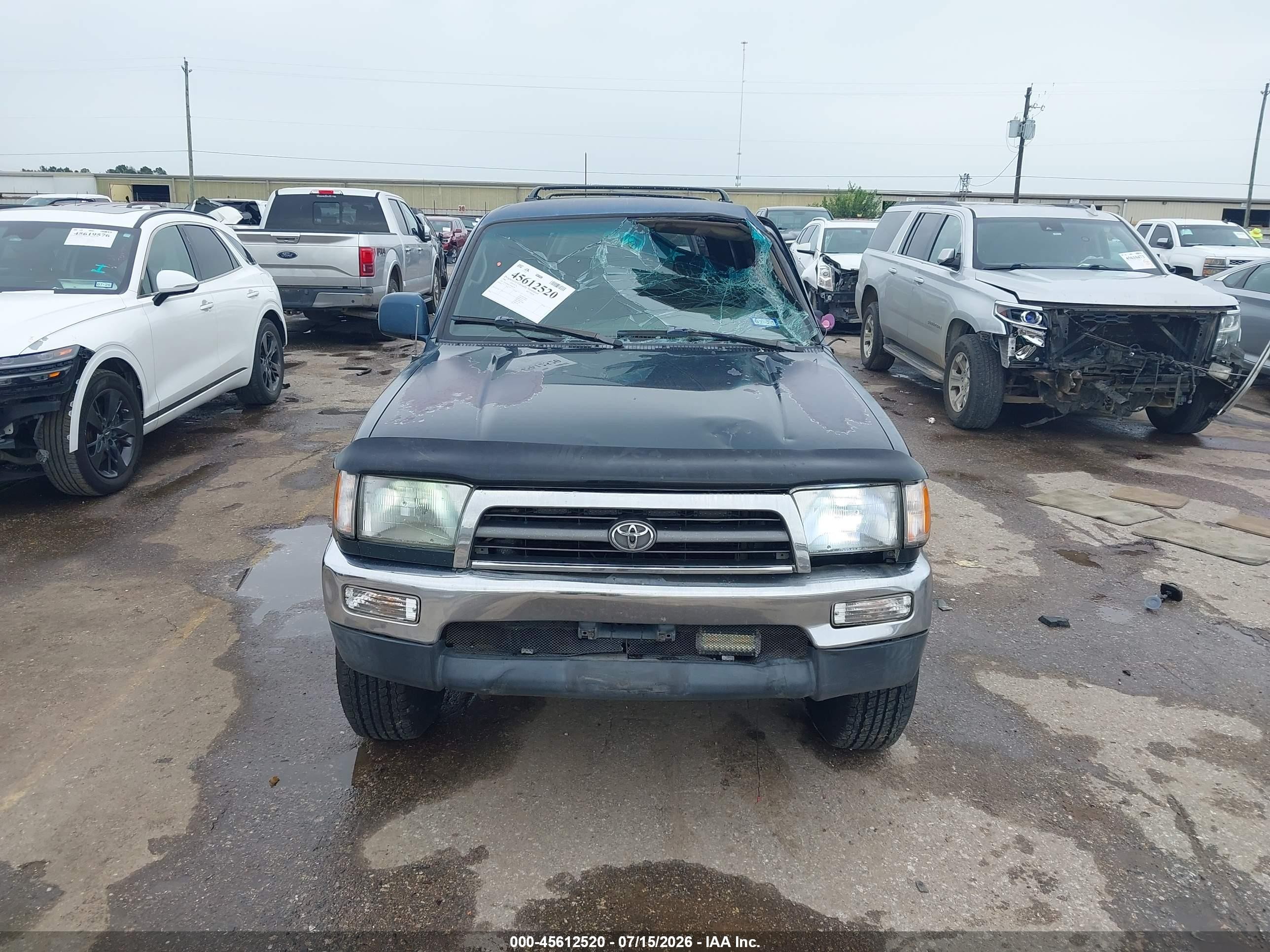 1996 Toyota 4runner Sr5 Green vin: JT3GN86R7T0004429