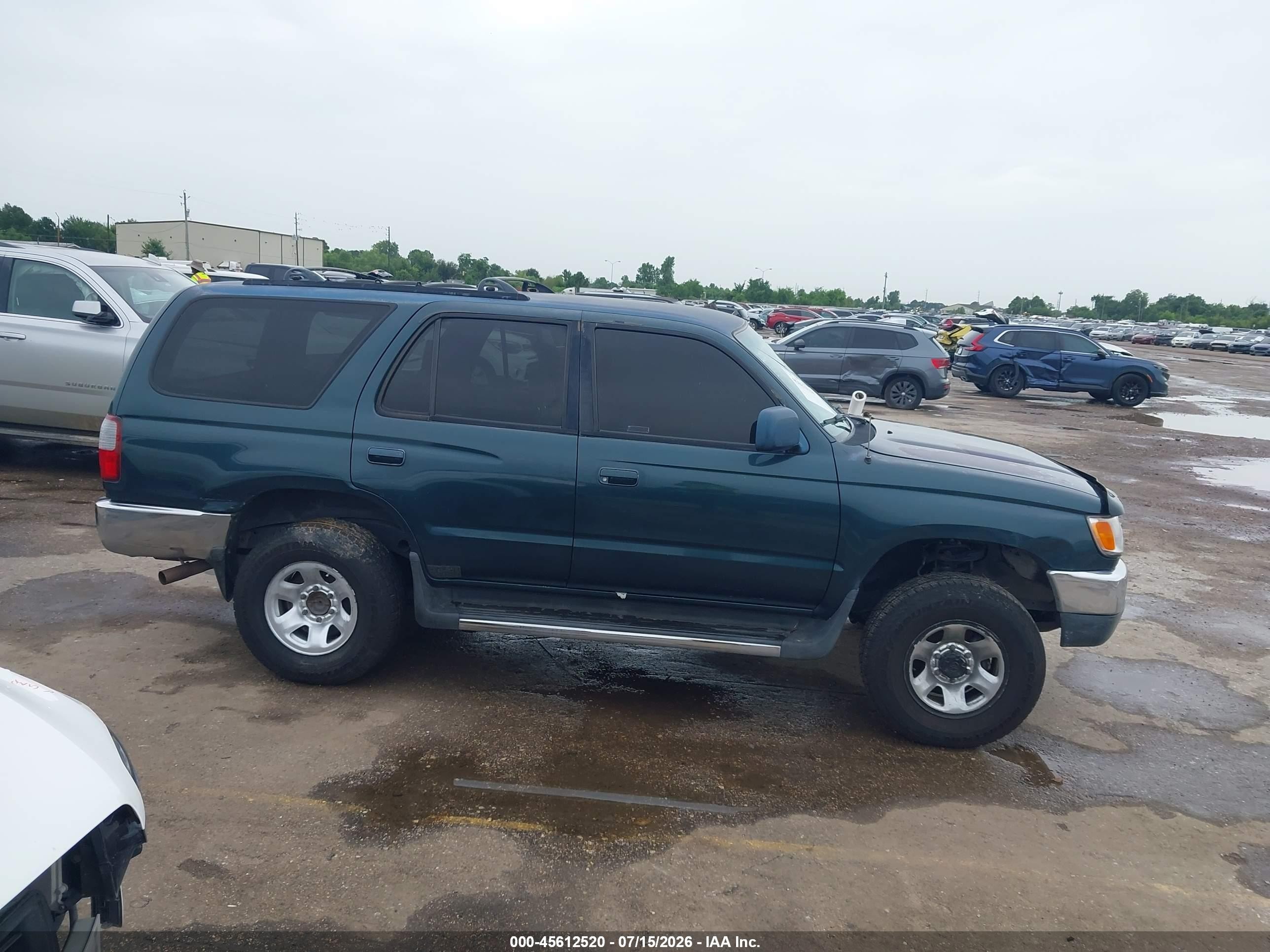 1996 Toyota 4runner Sr5 Green vin: JT3GN86R7T0004429