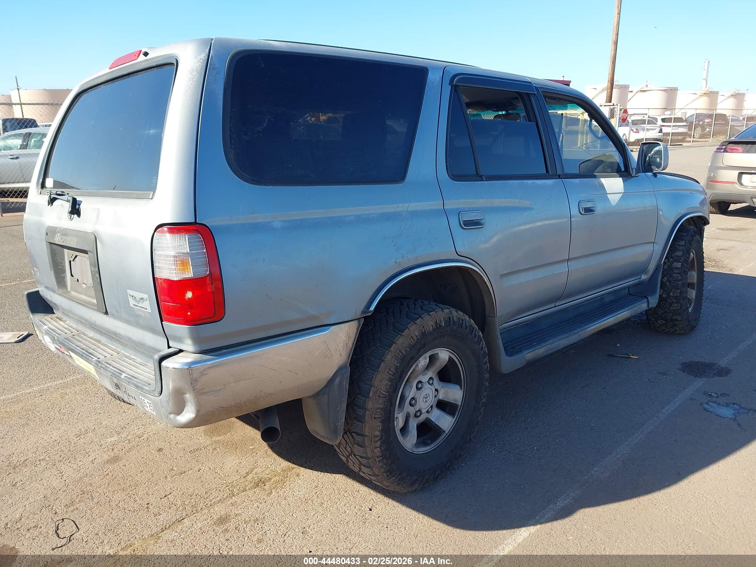1997 Toyota 4runner Sr5 V6 Серебряный vin: JT3GN86R7V0055299