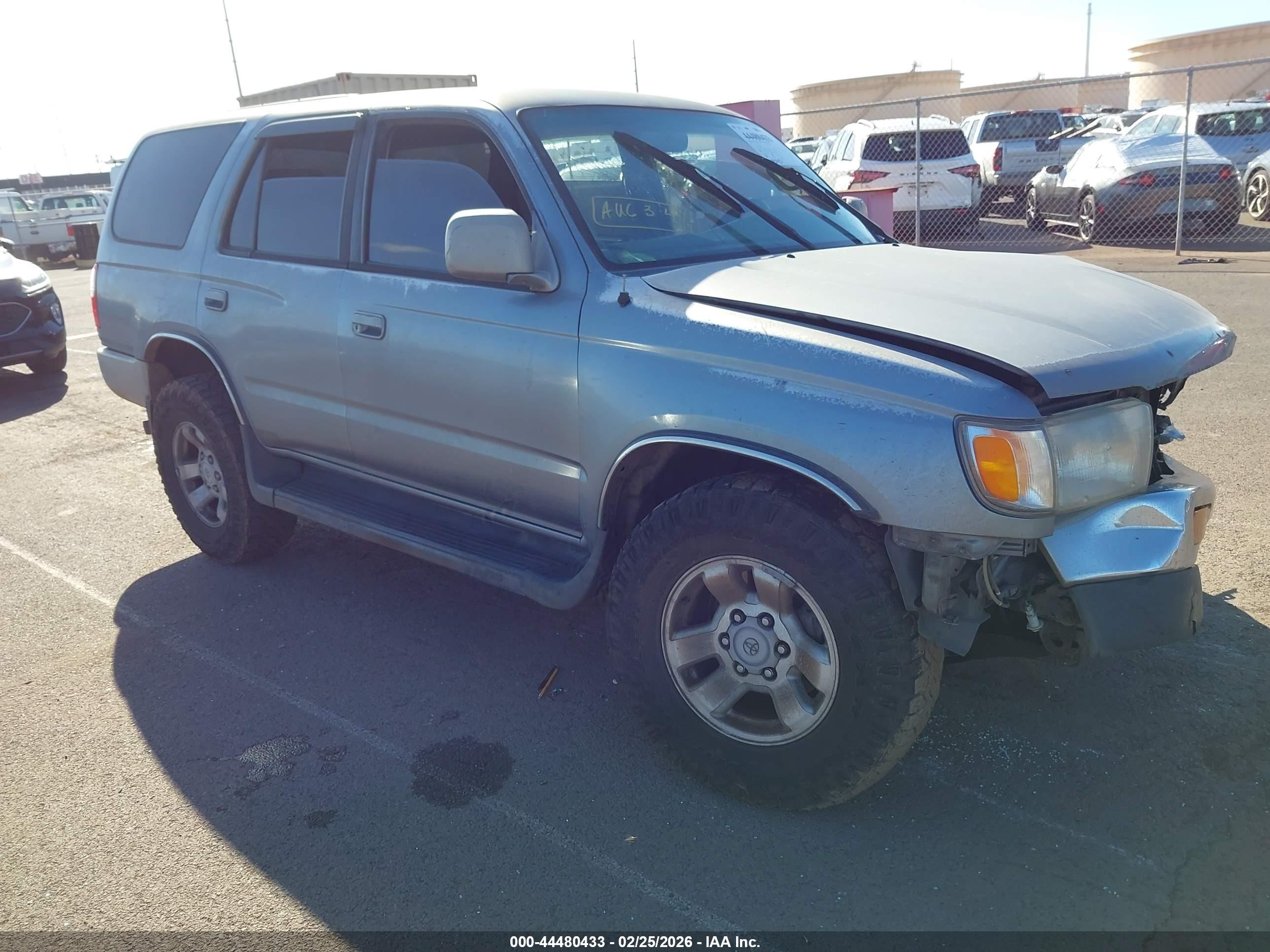 1997 Toyota 4runner Sr5 V6 Серебряный vin: JT3GN86R7V0055299