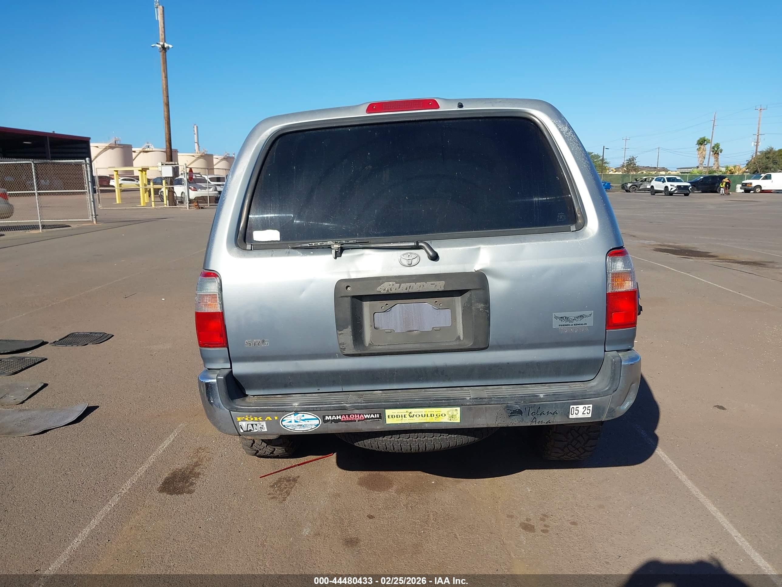 1997 Toyota 4runner Sr5 V6 Серебряный vin: JT3GN86R7V0055299