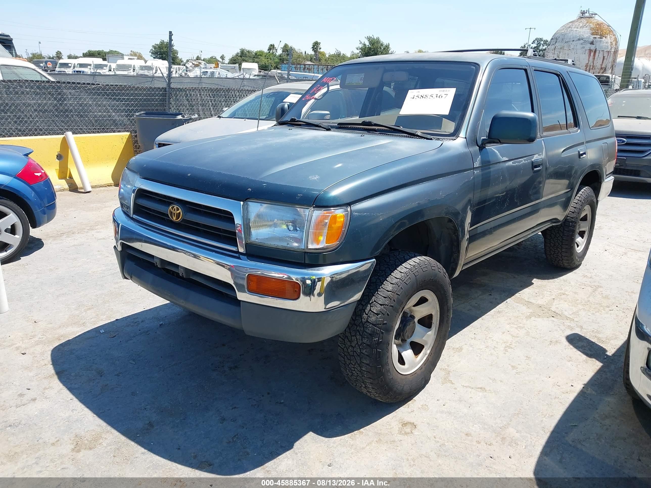 1998 Toyota 4runner Sr5 V6 Green vin: JT3GN86R7W0058818