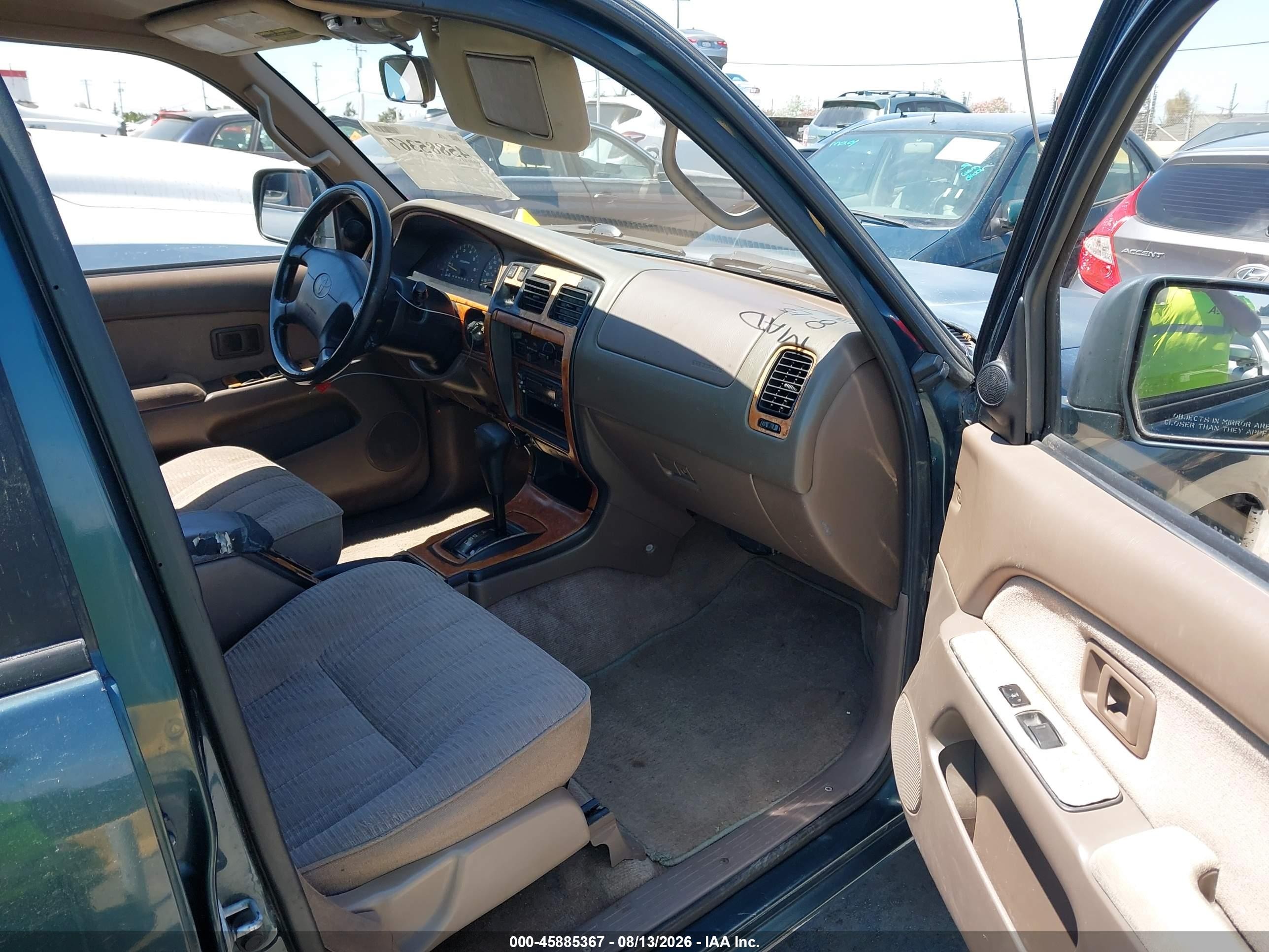 1998 Toyota 4runner Sr5 V6 Green vin: JT3GN86R7W0058818
