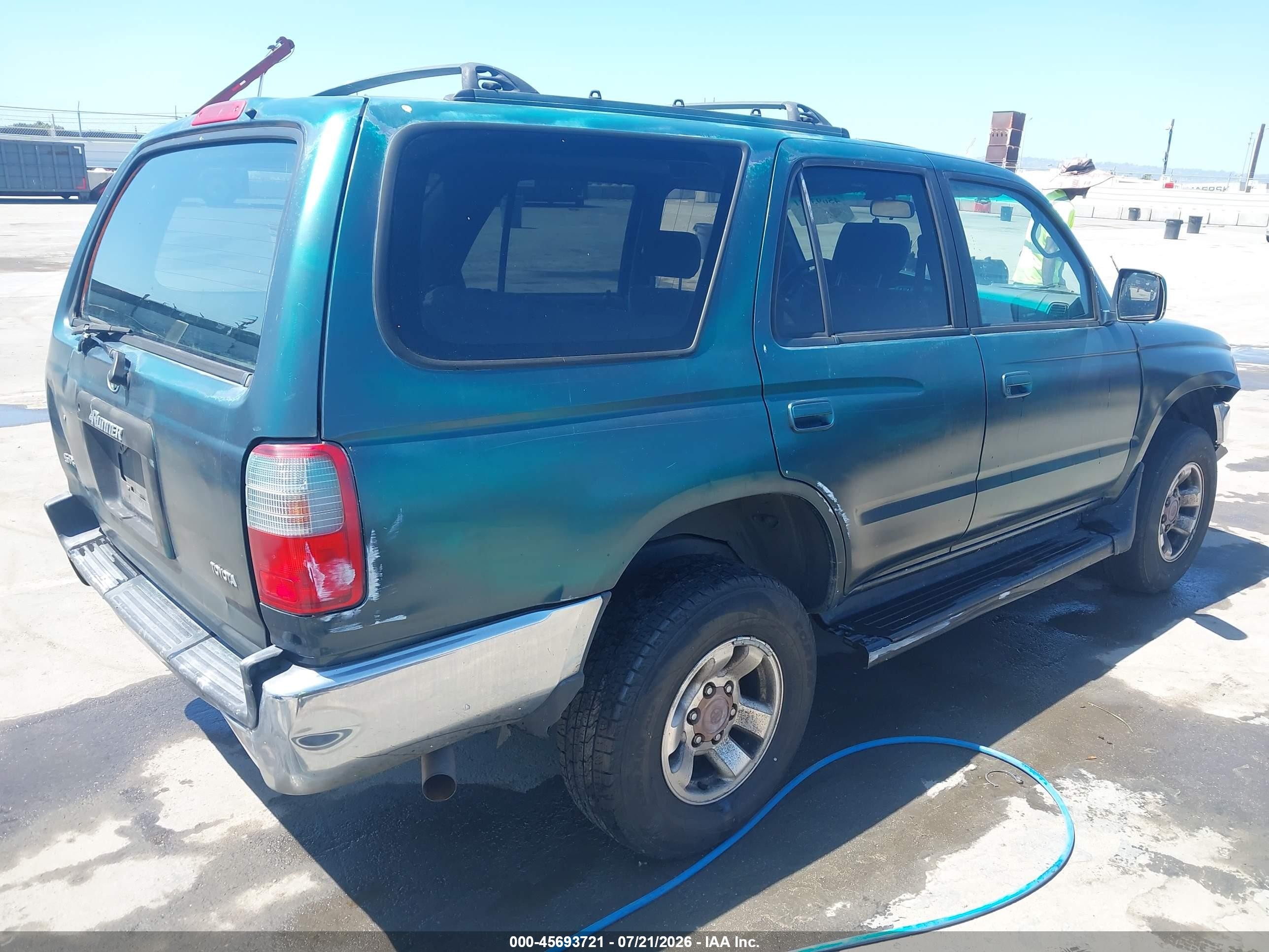 1998 Toyota 4runner Sr5 V6 Green vin: JT3GN86R7W0073724